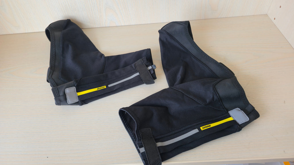 Mavic Cycling Overshoes Large Black Waterproof Warm Very Good Condition