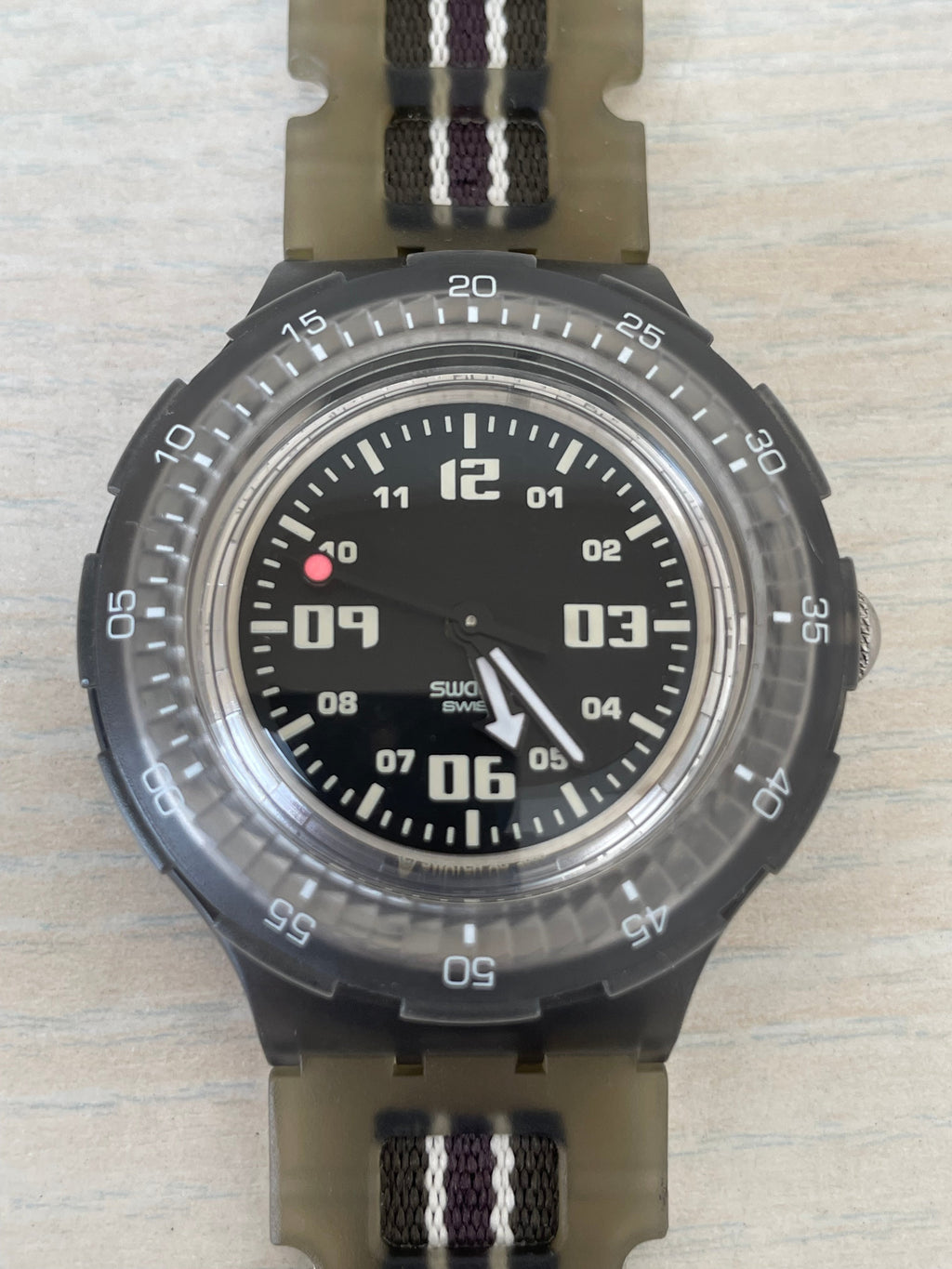 Swatch Scuba 200 SHM103, 38mm, Sehr Gut, Voll funktionsfähig, Batterien inkl.