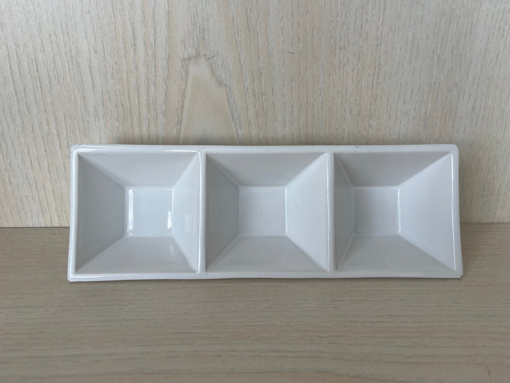 ASA Selection Vorspeisenplatte, Weiß, 3-Fach, 11.5x3.75 Zoll, Sehr Gut