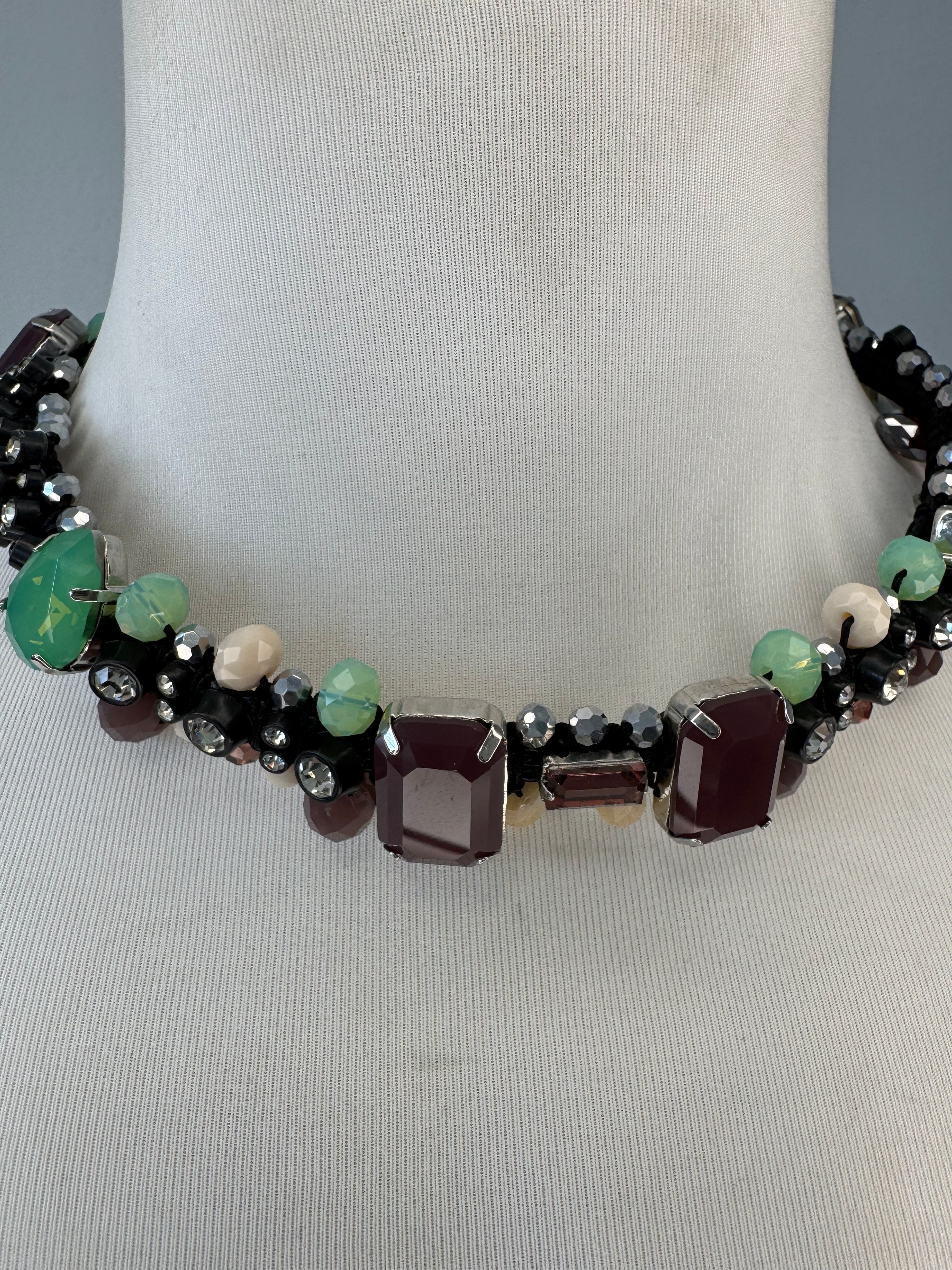 Max&Co. Necklace Bold Funky Design Multicolor 46cm Very Good