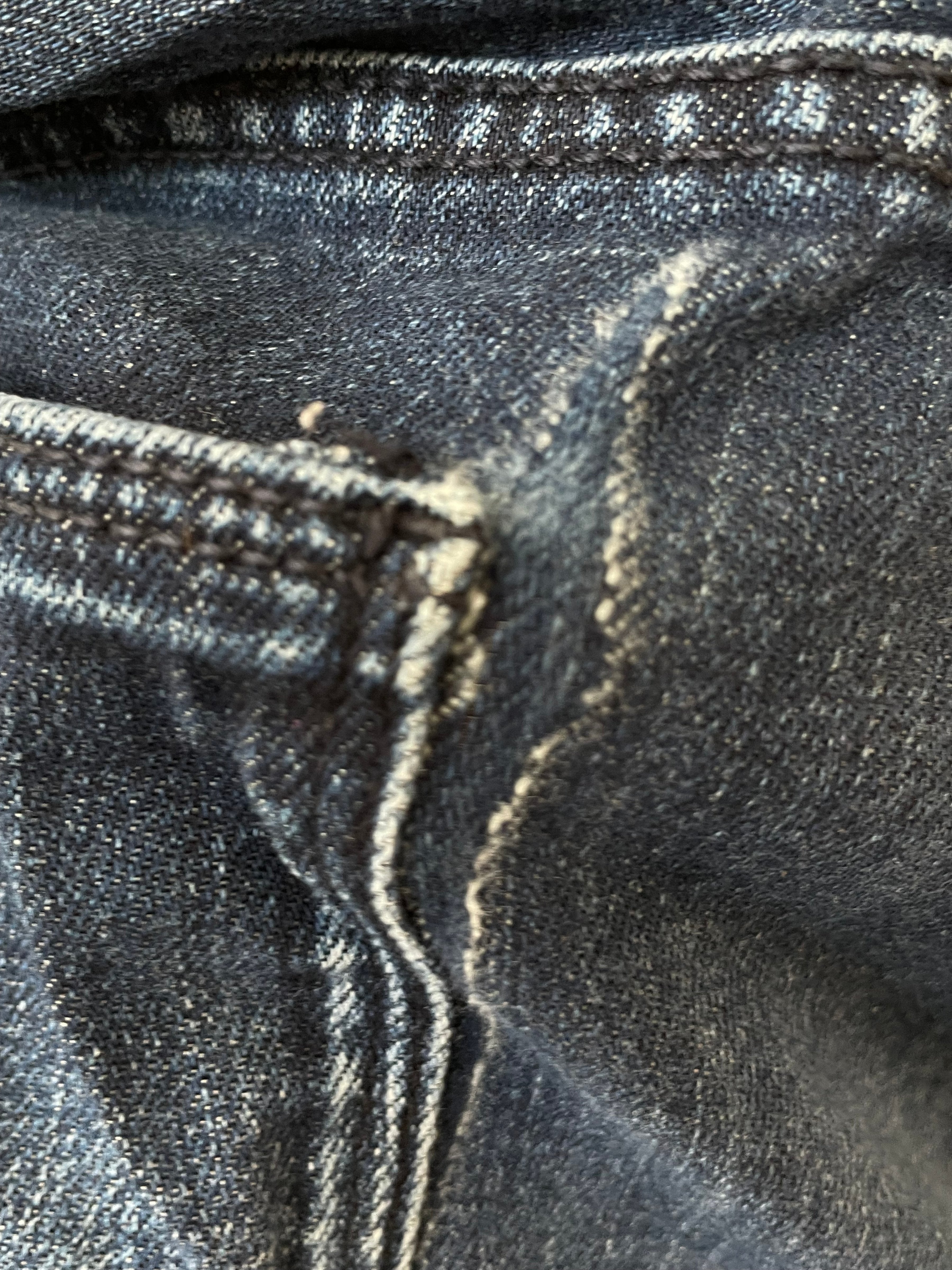 Giorgio Armani Herren Jeans – Classic Straight, Baumwollmix, W33, Defekt