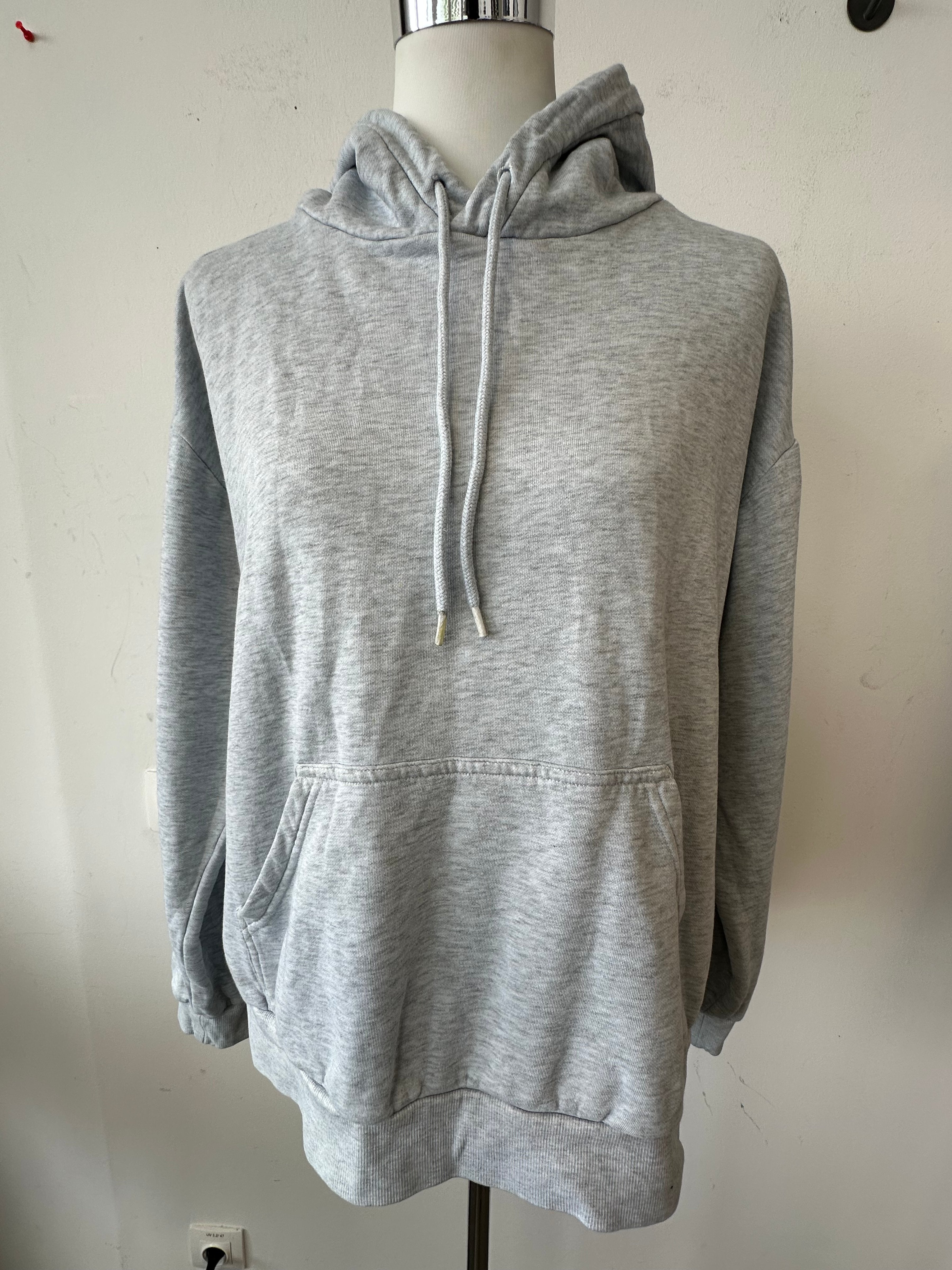 H&M Basic Grey Hoodie, Size M, Very Good Condition