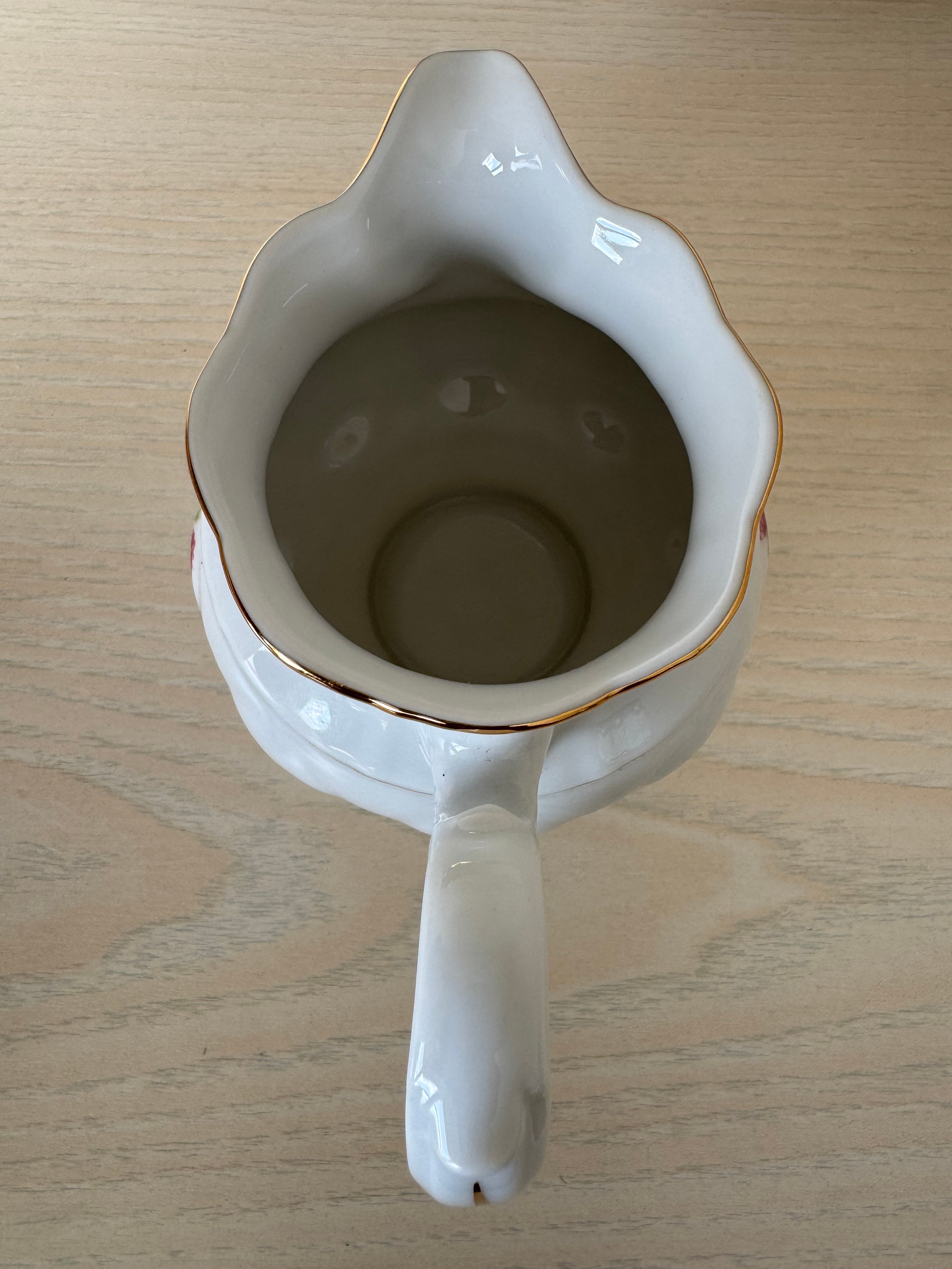 Leander Porzellan Sahnekännchen, 9cm, Ø7cm, sehr guter Zustand