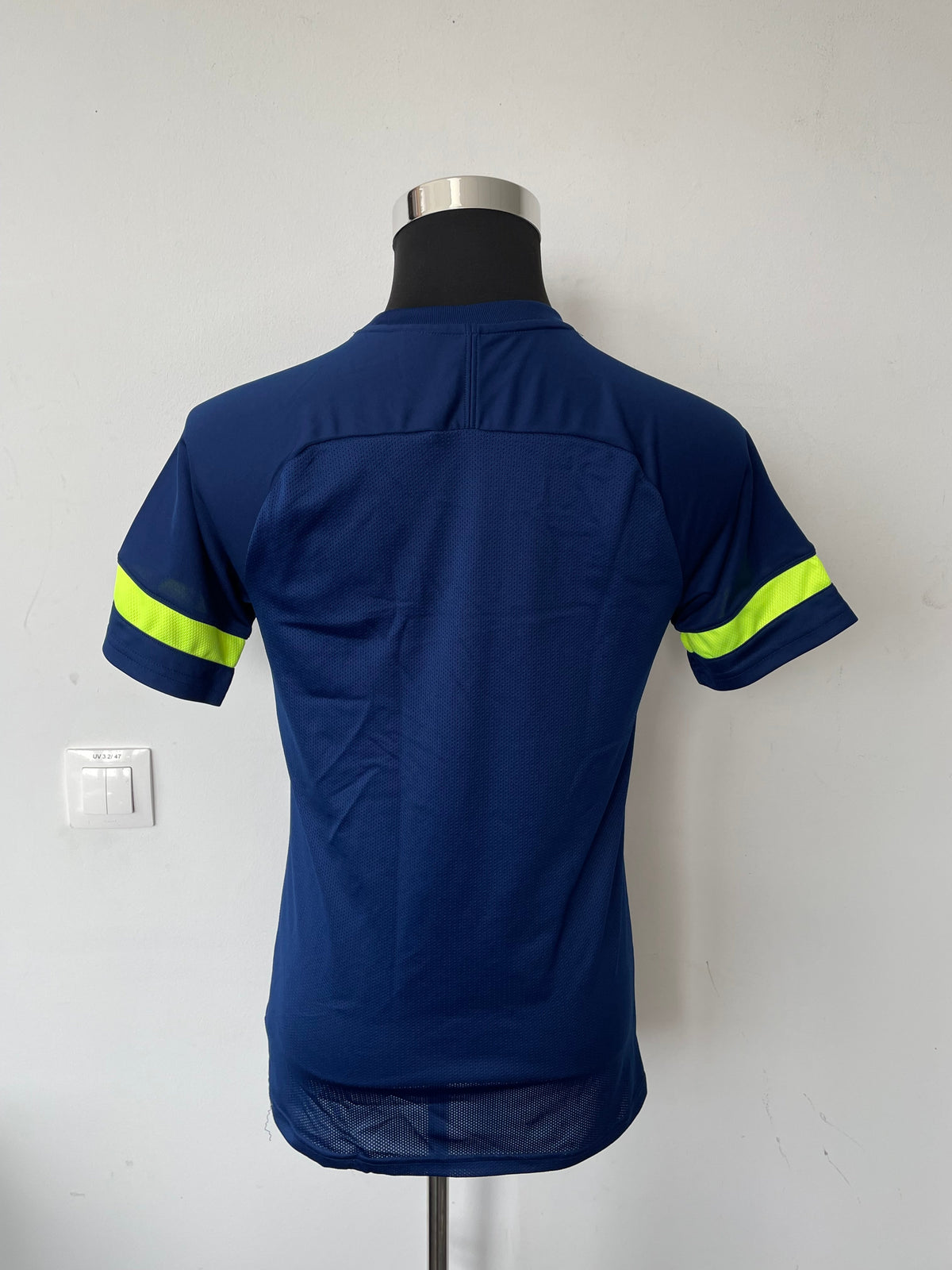 Nike Dri-FIT Academy Top, Blue/Neon, Size S, Like New