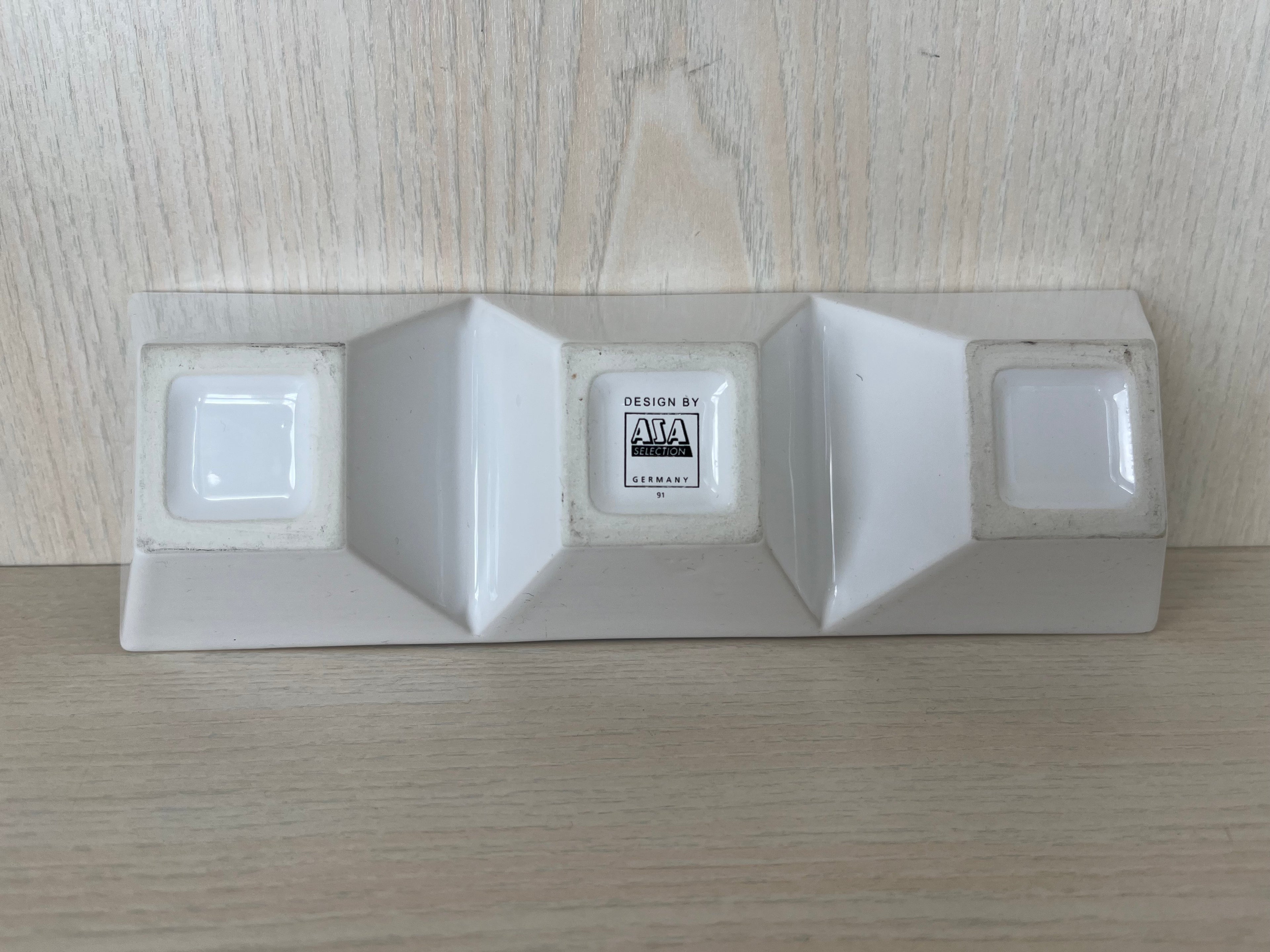 ASA Selection Vorspeisenplatte, Weiß, 3-Fach, 11.5x3.75 Zoll, Sehr Gut