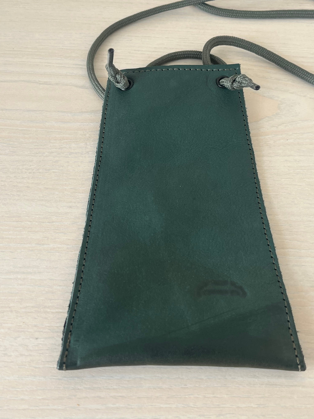 Classic BF Green Leather Pouch, Limited Edition, Very Good Condition