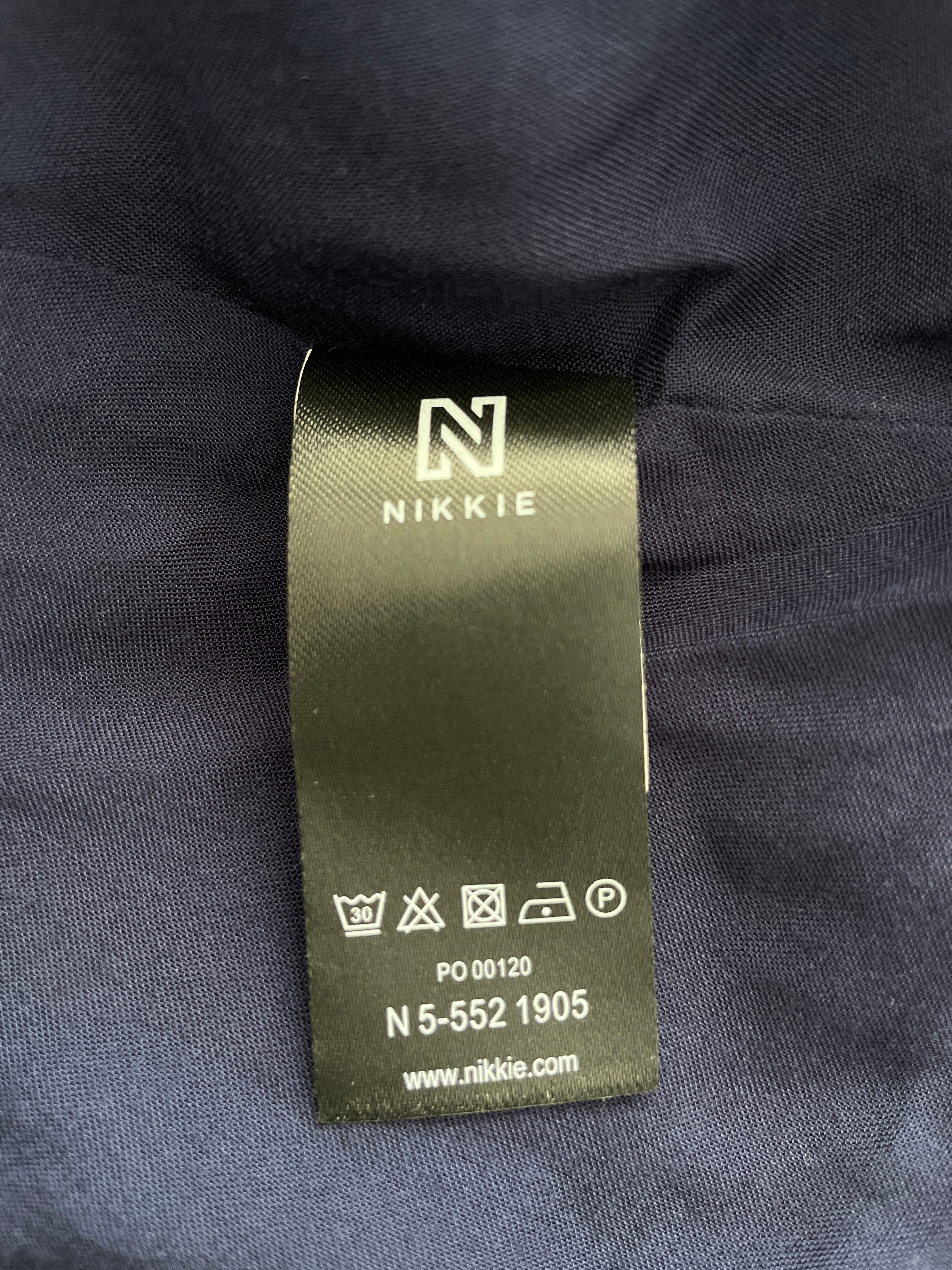 NIKKIE „Ruched Wrap“ Kleid Navy Größe 38 EU / M – Sehr Guter Zustand