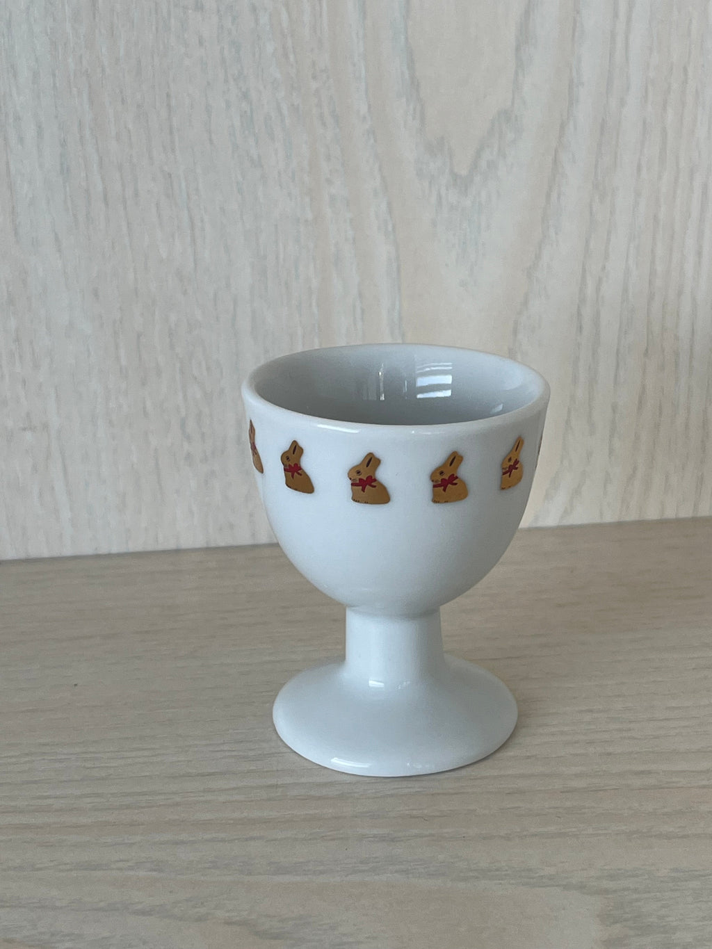 Lindt Easter Bunny Porcelain Egg Cup, Very Good Condition, 6.5 cm