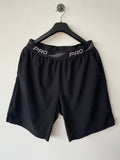 PRO TOUCH Herren-Shorts, Größe L, Schwarz, Reißverschlusstasche, sehr gut