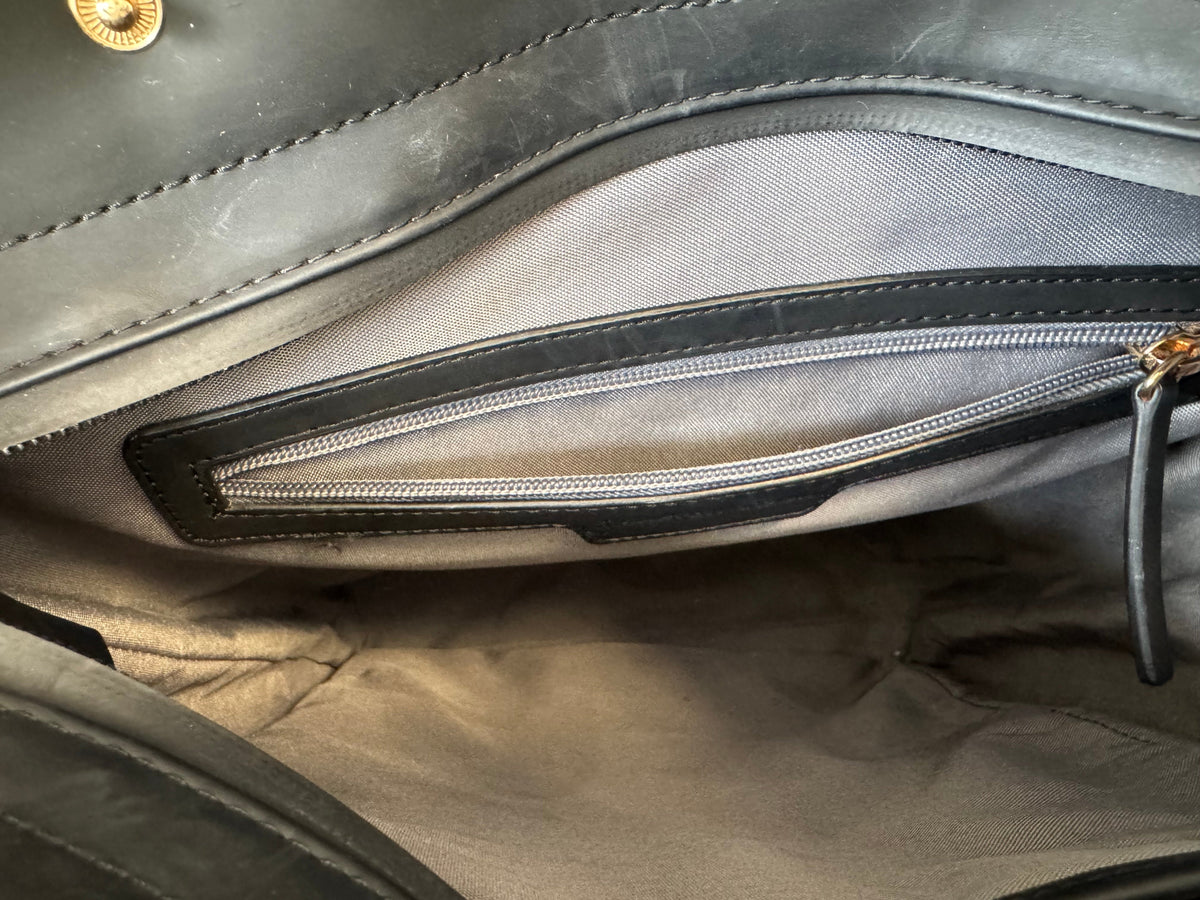 Kapten & Son Umea Backpack - All Black, Fits 15 Laptop, Good Condition