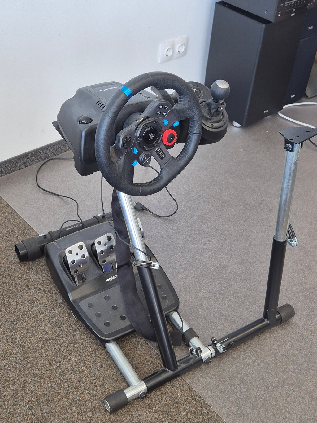 Logitech G29 Rennlenkrad, Schwarz, Sehr Guter Zustand, mit Shifter und Halterung