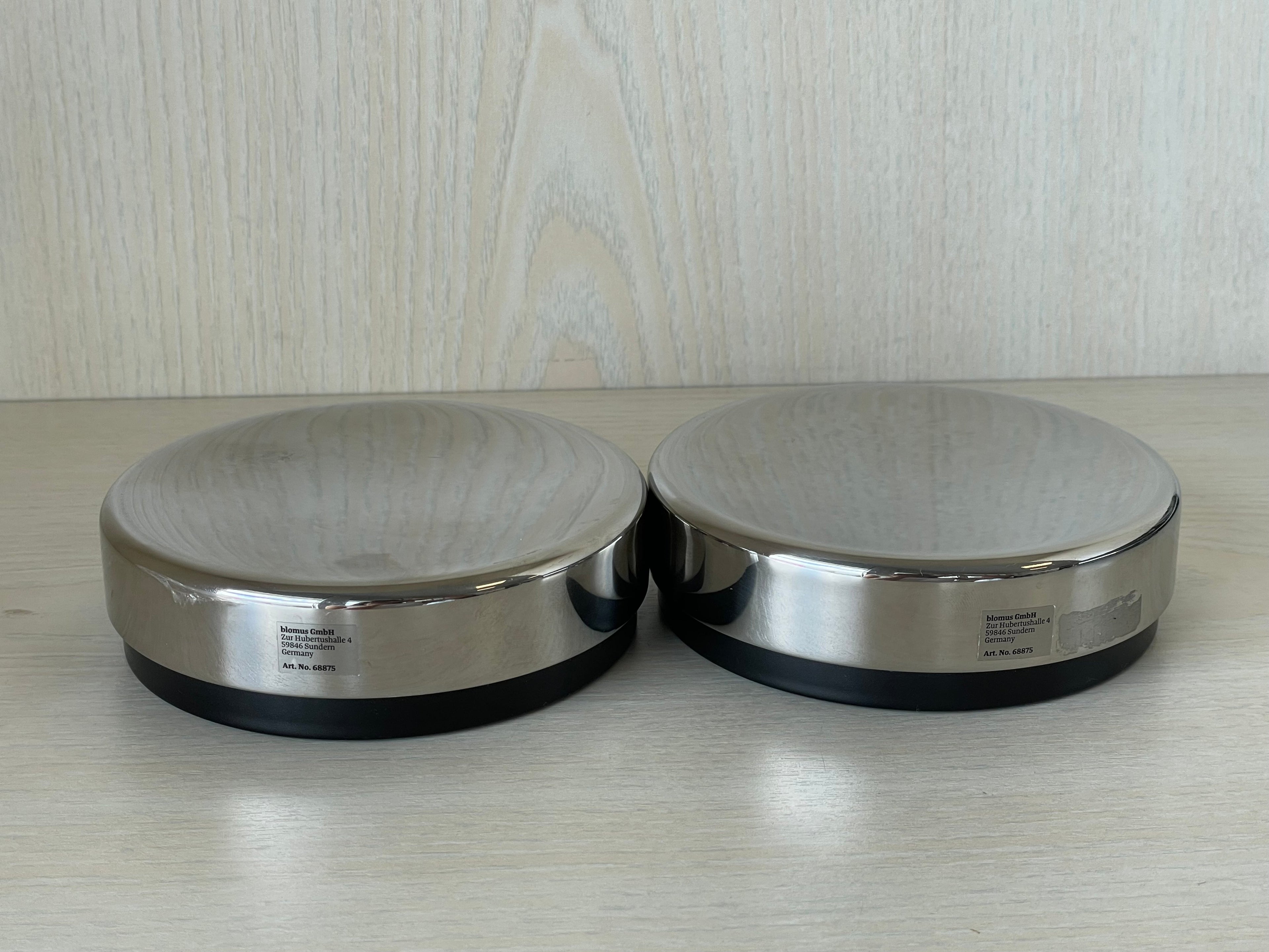 Blomus Ara Seifenschale, Silber, 12cm, Edelstahl/Polystone, Gebraucht