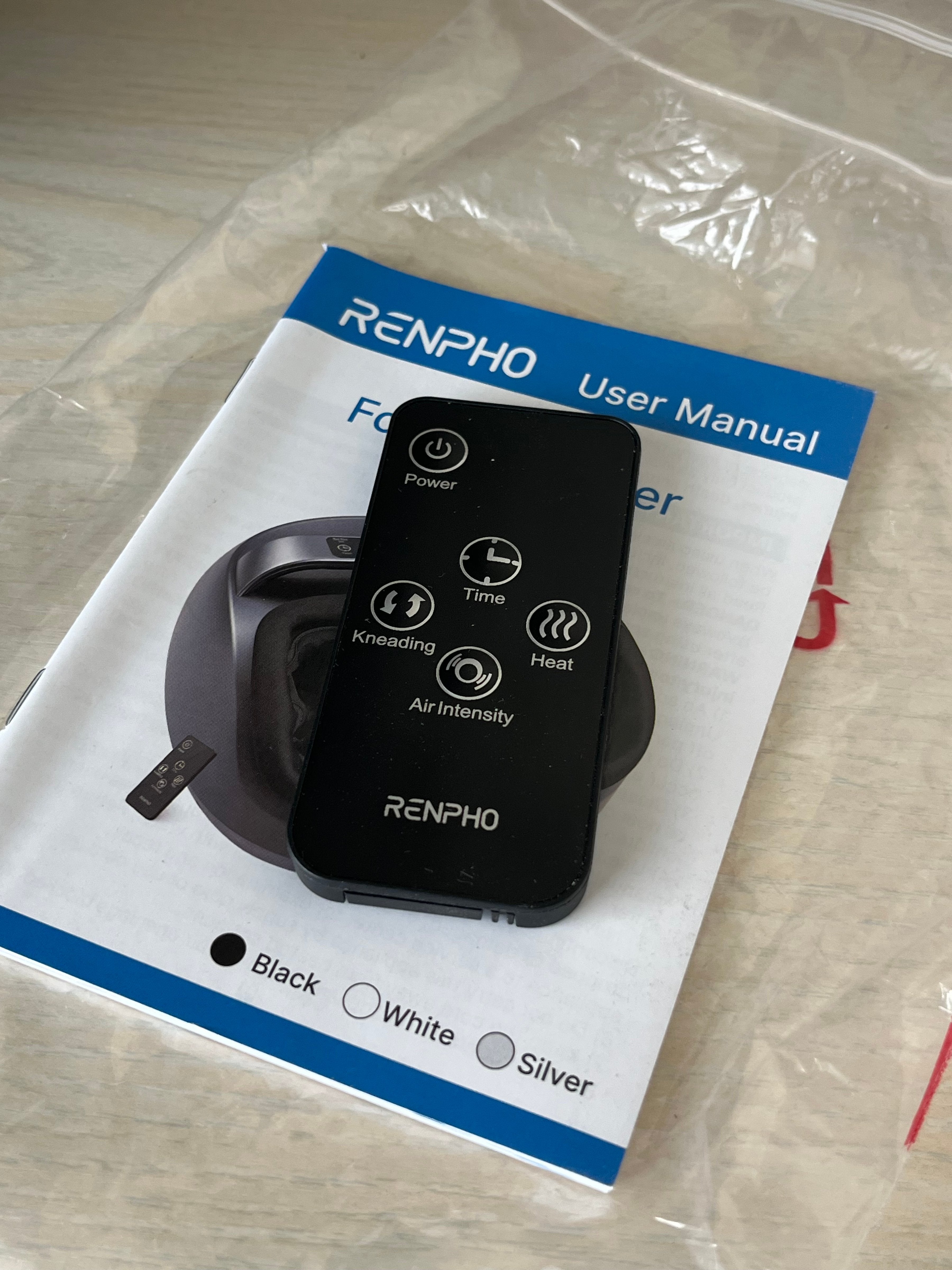 RENPHO Foot Massager RP-FM079R, Dark Gray, Compact, Very Good Condition
