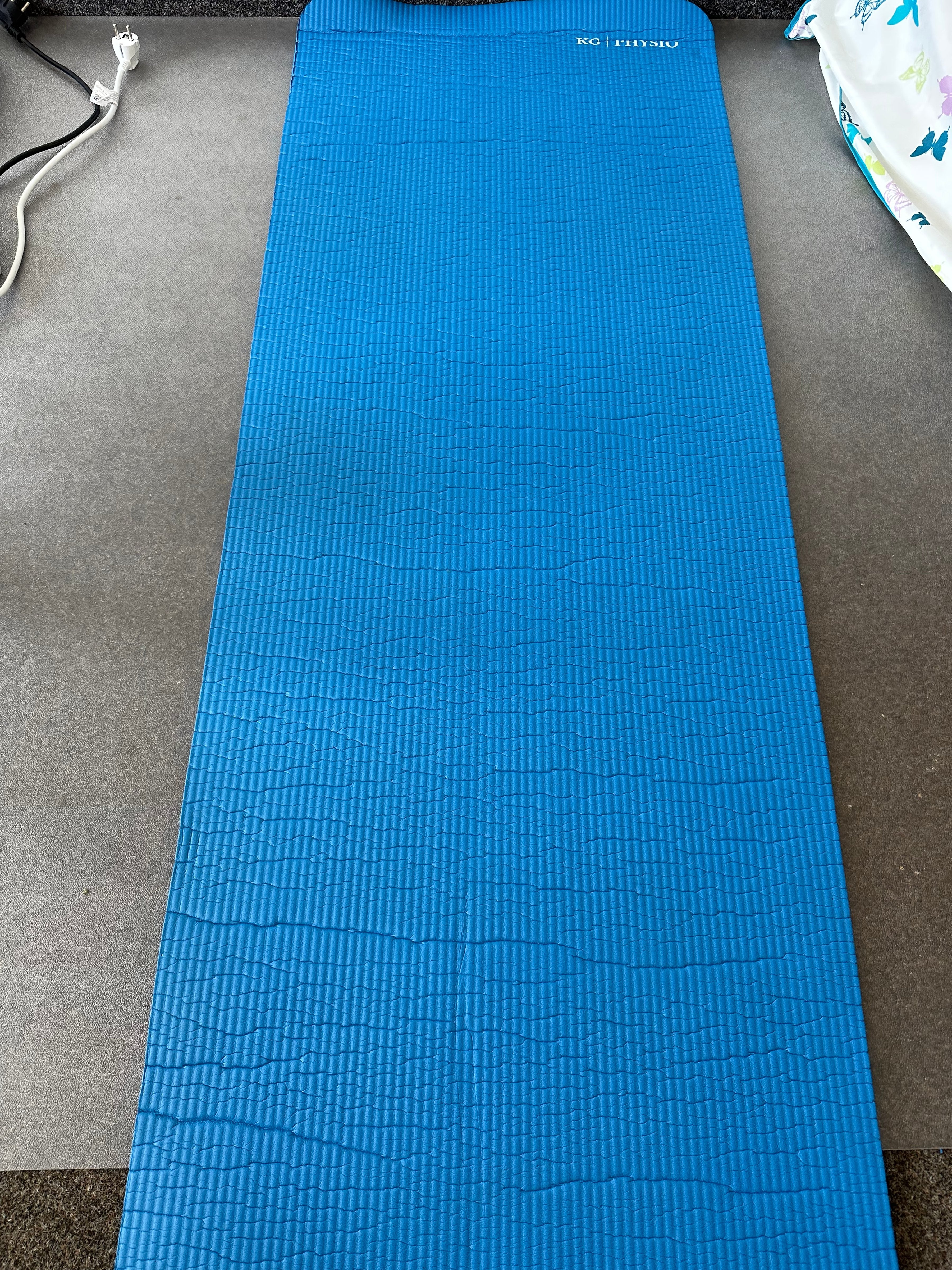 KG Physio High Density Foam Exercise Mat, Blue, Very Good Condition