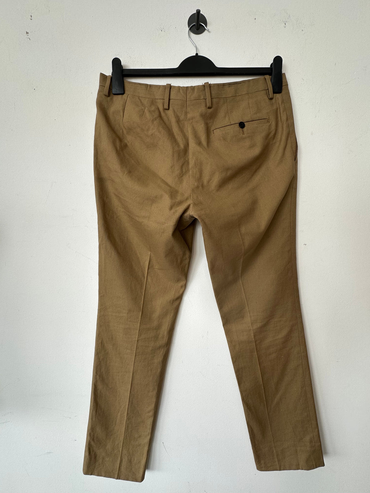 Lanvin Chinohose Beige Gr. 50 (8R), Zustand: Gut, Flecken am Bund