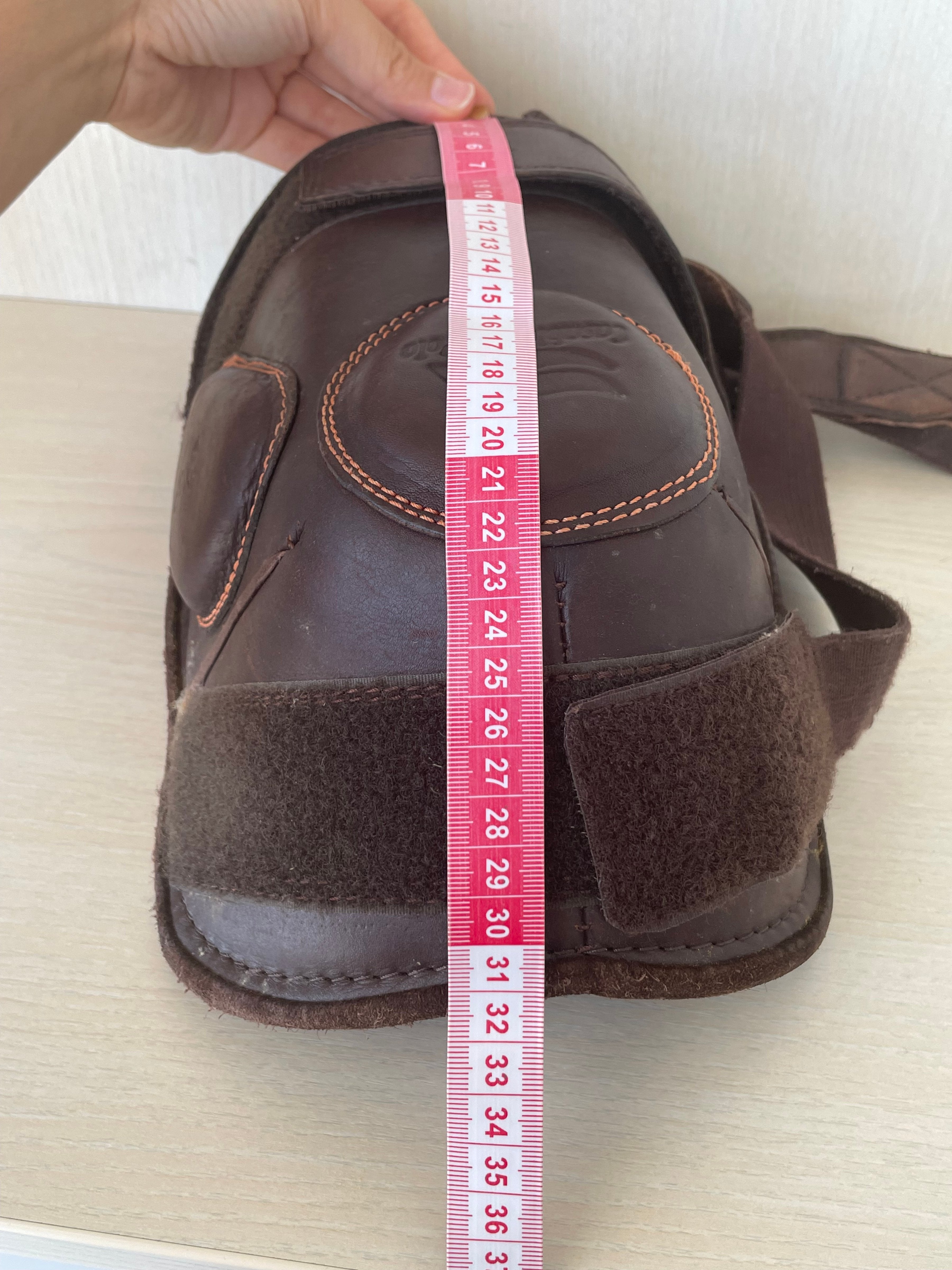 Casablanca Velcro Polo Knieschützer, Braun, Einheitsgröße, Zustand: Gut