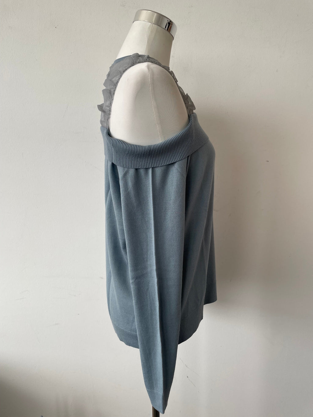 Dorothee Schumacher Luxus Strickpullover, Gr. 3, Hellblau, Sehr Gut