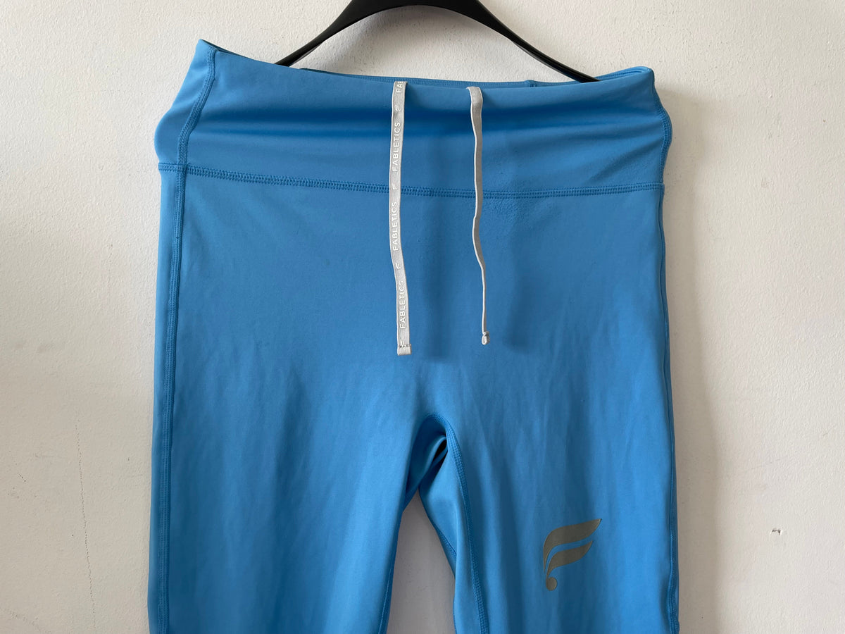 Fabletics Leggings Motion365 HW 7/8, M, Lakeside Blau, Gebraucht mit Fleck