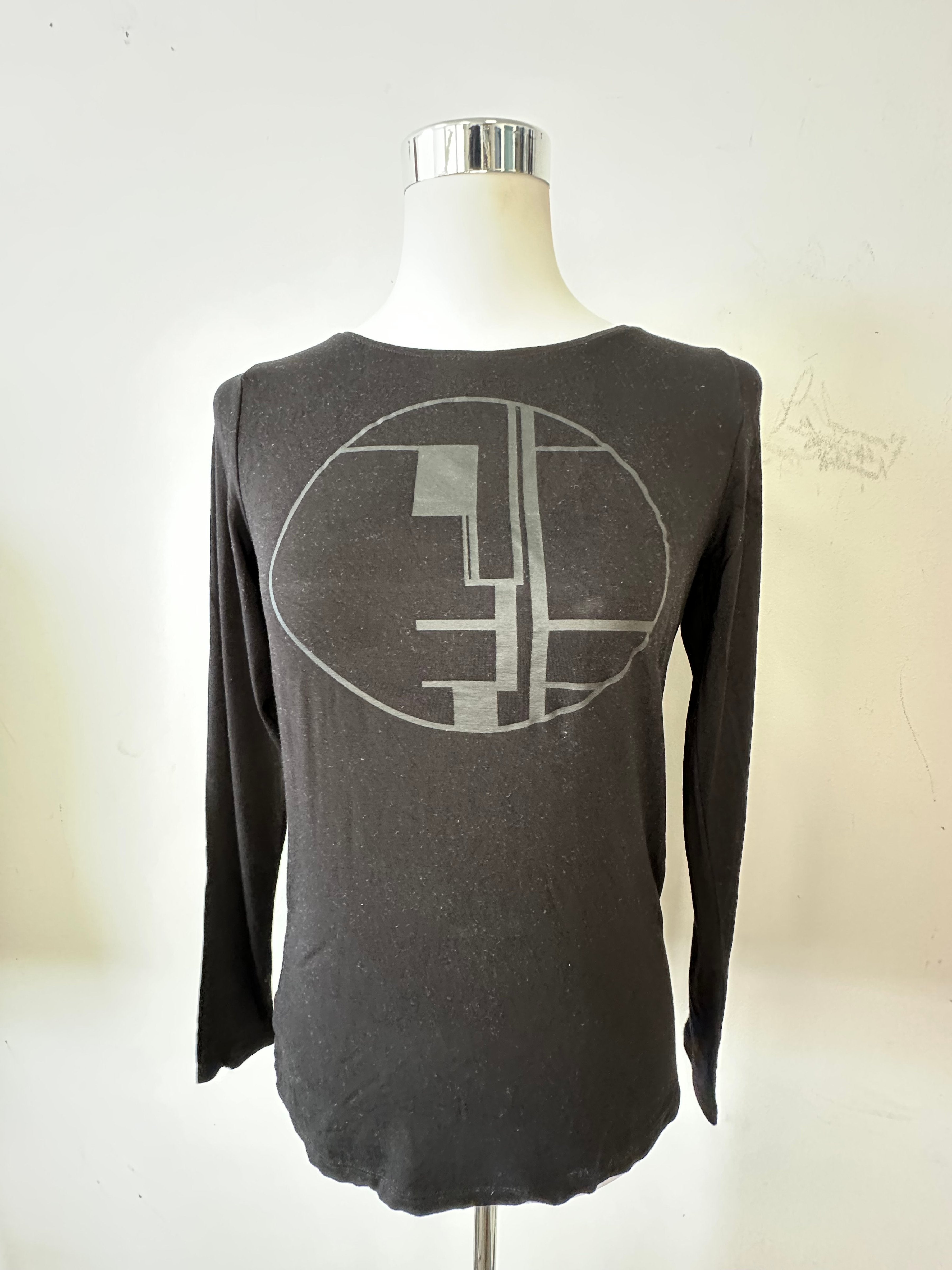 Someday Bauhaus Spirit Logo Shirt, Schwarz, Größe 36, Gebraucht