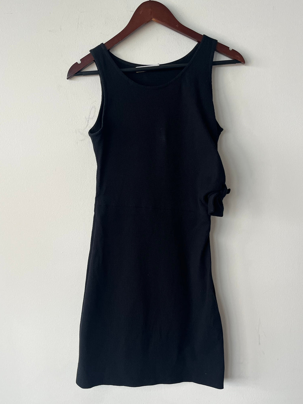 JIL SANDER + Rib Knit Midi Dress – Black, Size M, Good Condition