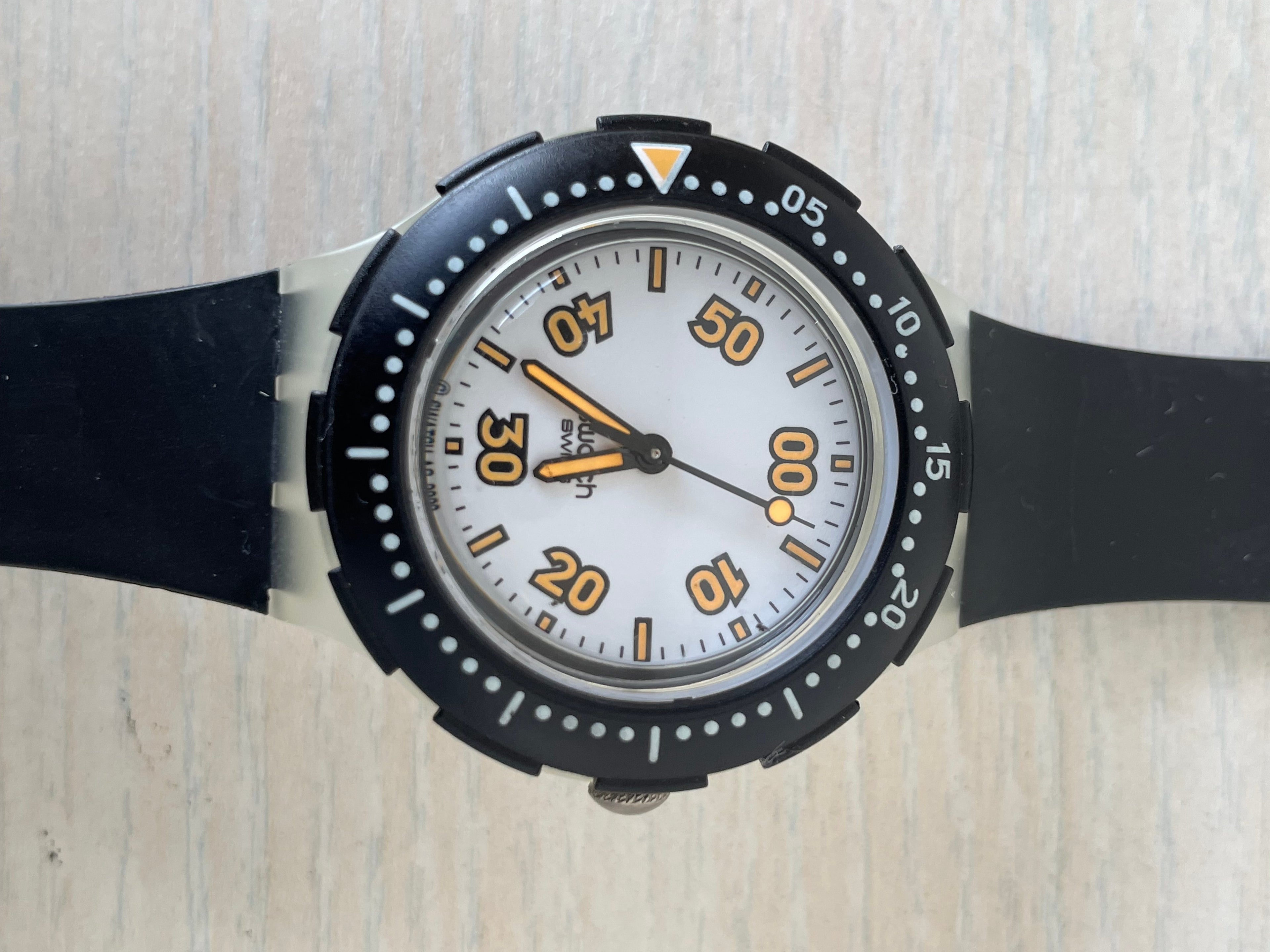 Swatch Scuba 200 Watch, Quartz, Very Good Condition, 200m Water Resistant