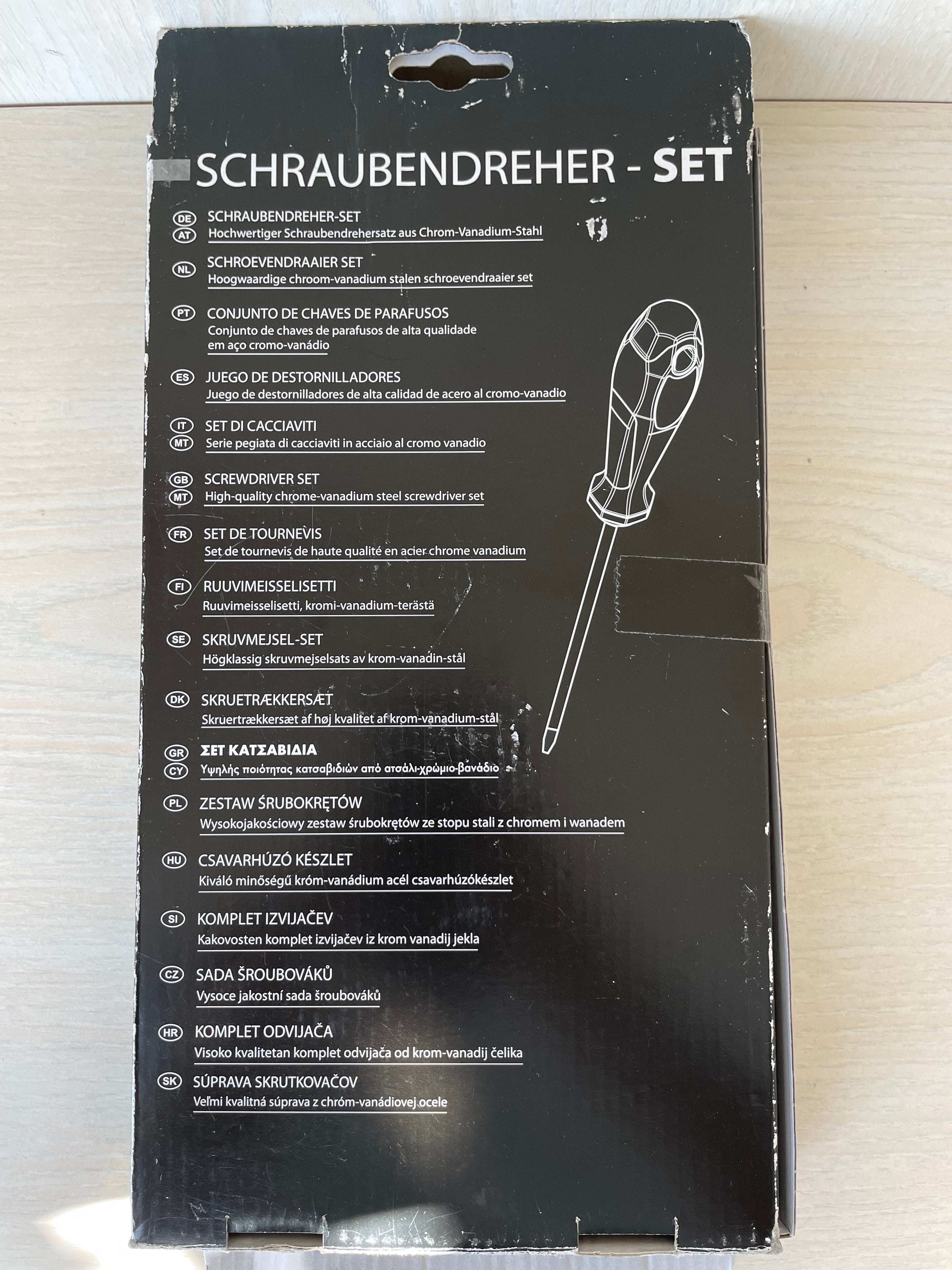 SORA Schraubendreher Set Basic Home 6-tlg. Grau/Orange Sehr Gut