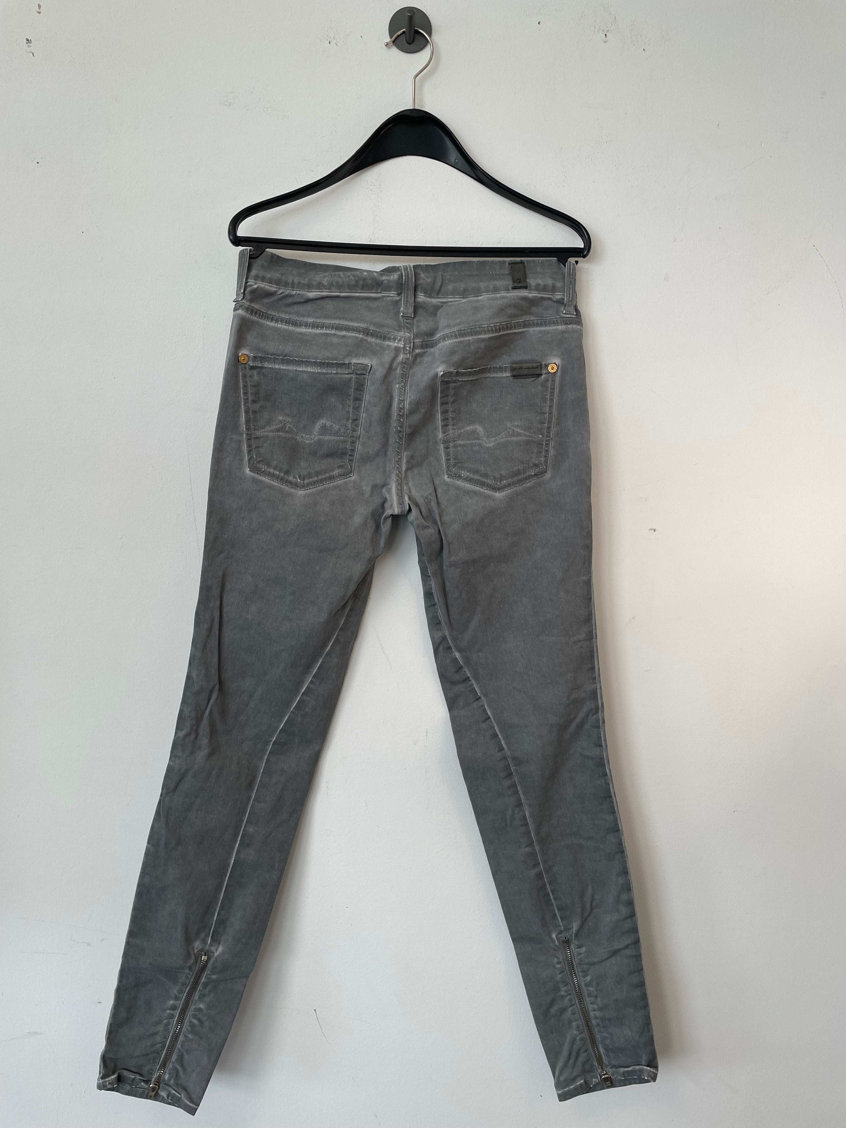 7 For All Mankind Denim Jeans Grau Größe 32 UK Sehr Gut