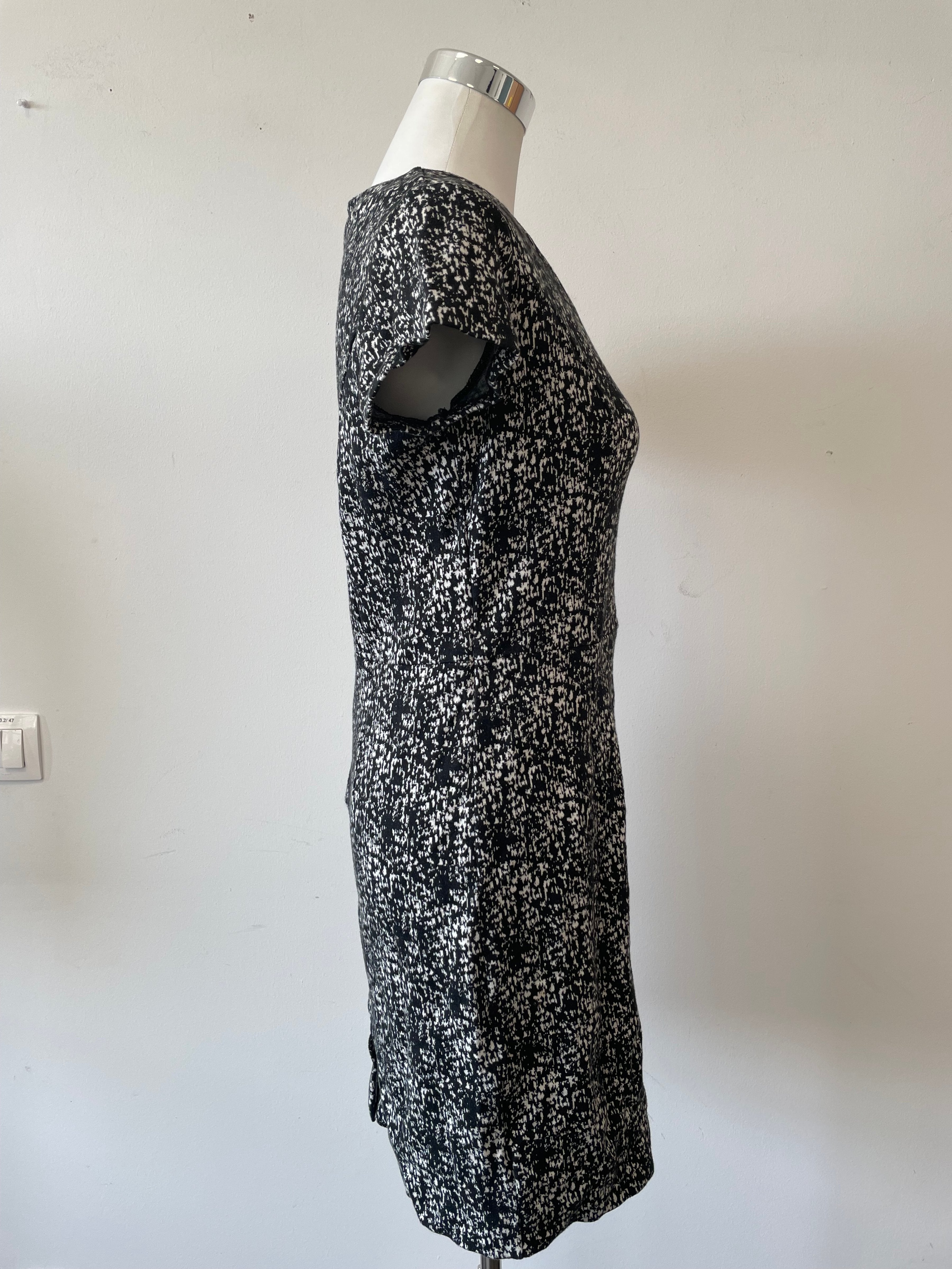 Noa Noa Monochrome Printed Dress Black/White Size S – Very Good