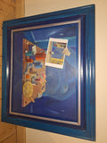 Sigurd Beyer Original Surrealistisches Gemälde Blau Groß Sehr Gut 1998