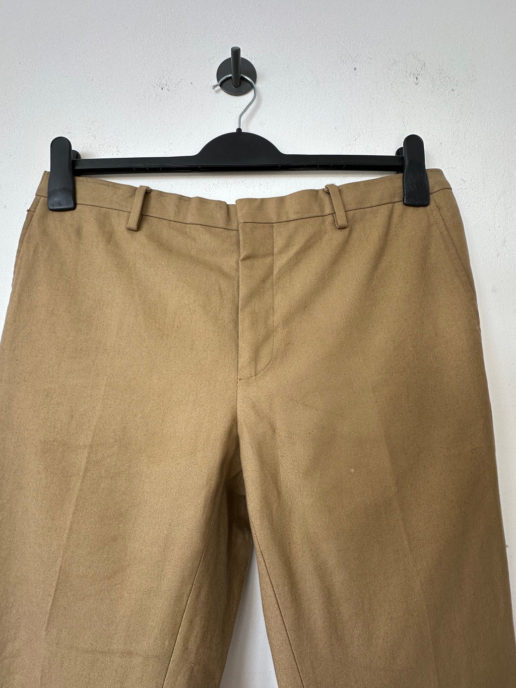Lanvin Chinohose Beige Gr. 50 (8R), Zustand: Gut, Flecken am Bund