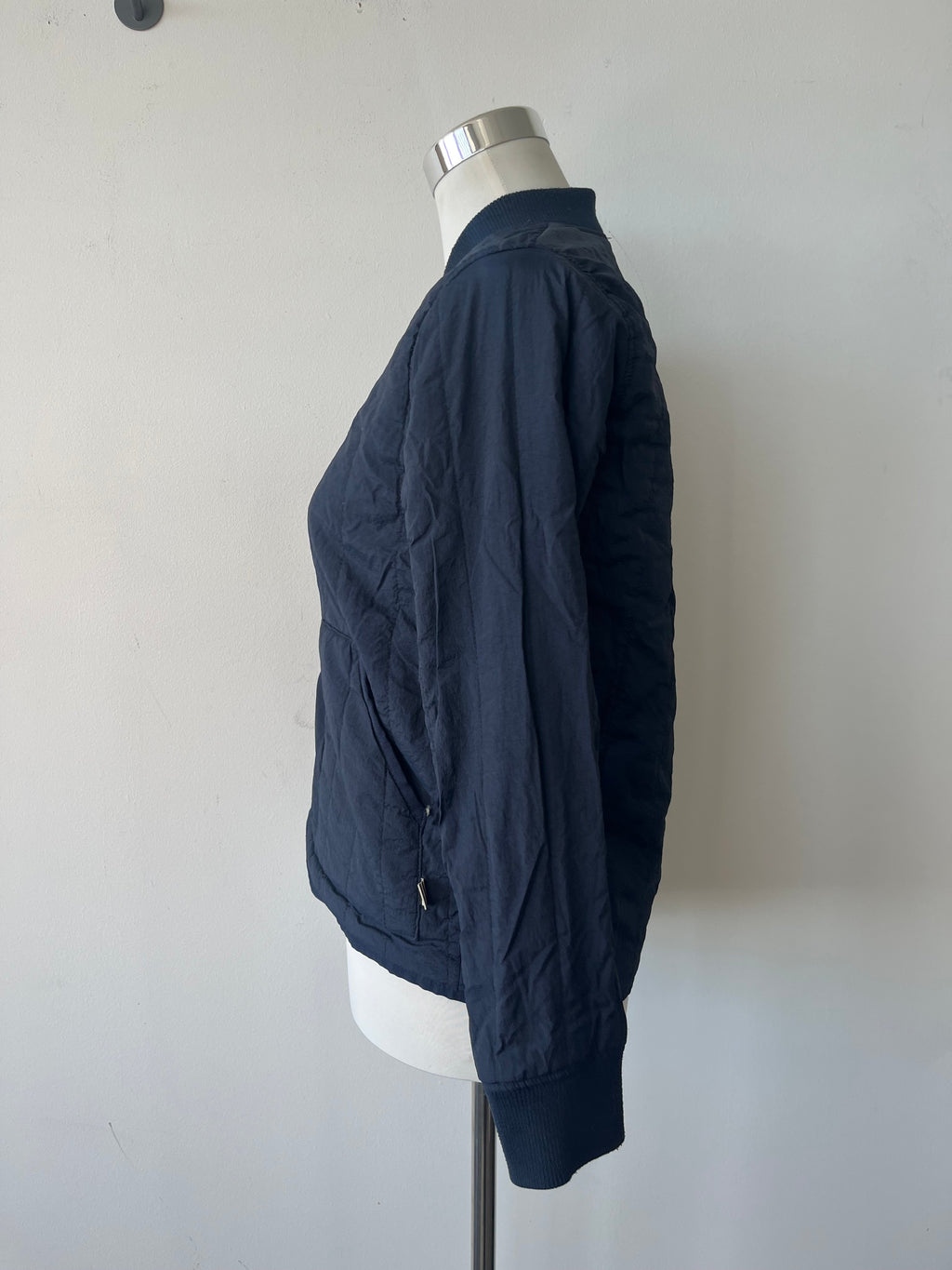 Mads Nørgaard Navy Quilted Bomberjacke, Gr. 12 Jahre, Sehr Gut