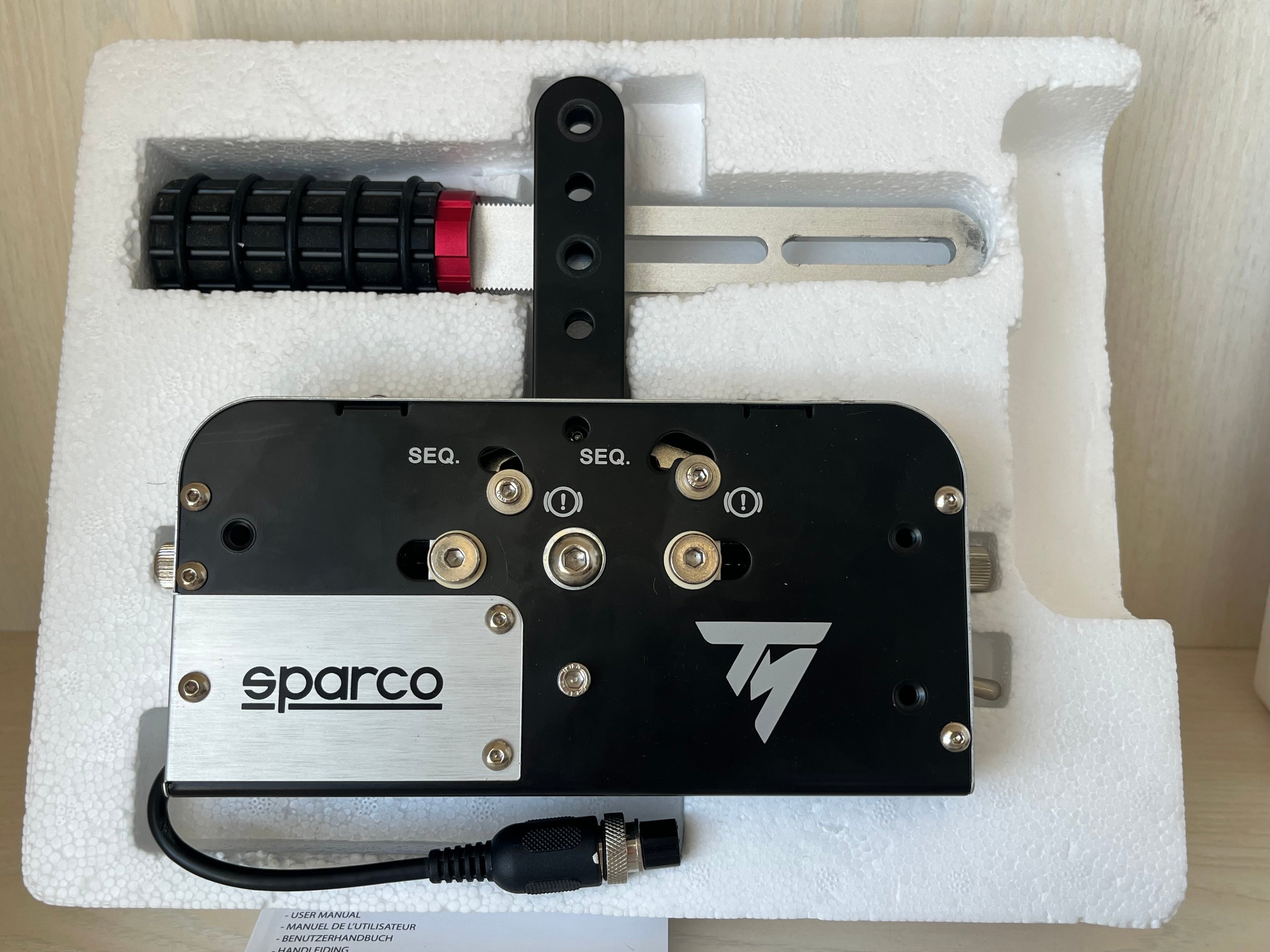 Thrustmaster TSS Handbrake Sparco Mod, Schwarz/Silber, Sehr Gut