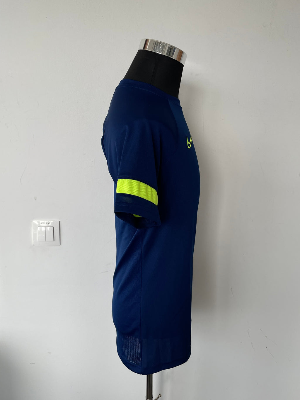Nike Dri-FIT Academy Top, Blue/Neon, Size S, Like New