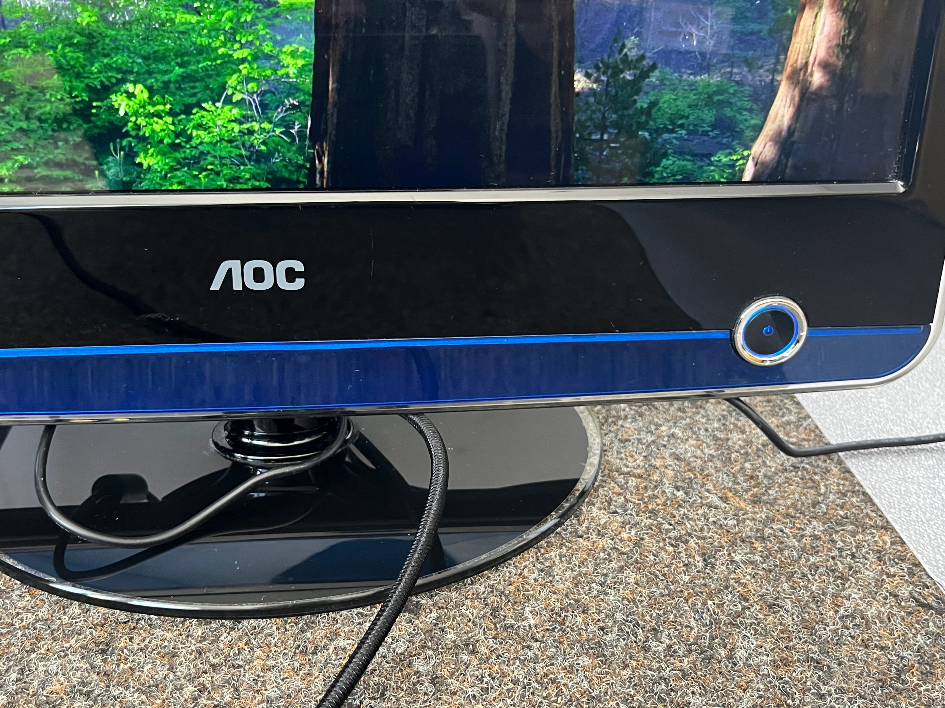 AOC Monitor F19, 18.5 Zoll, Schwarz, Zustand: Gut