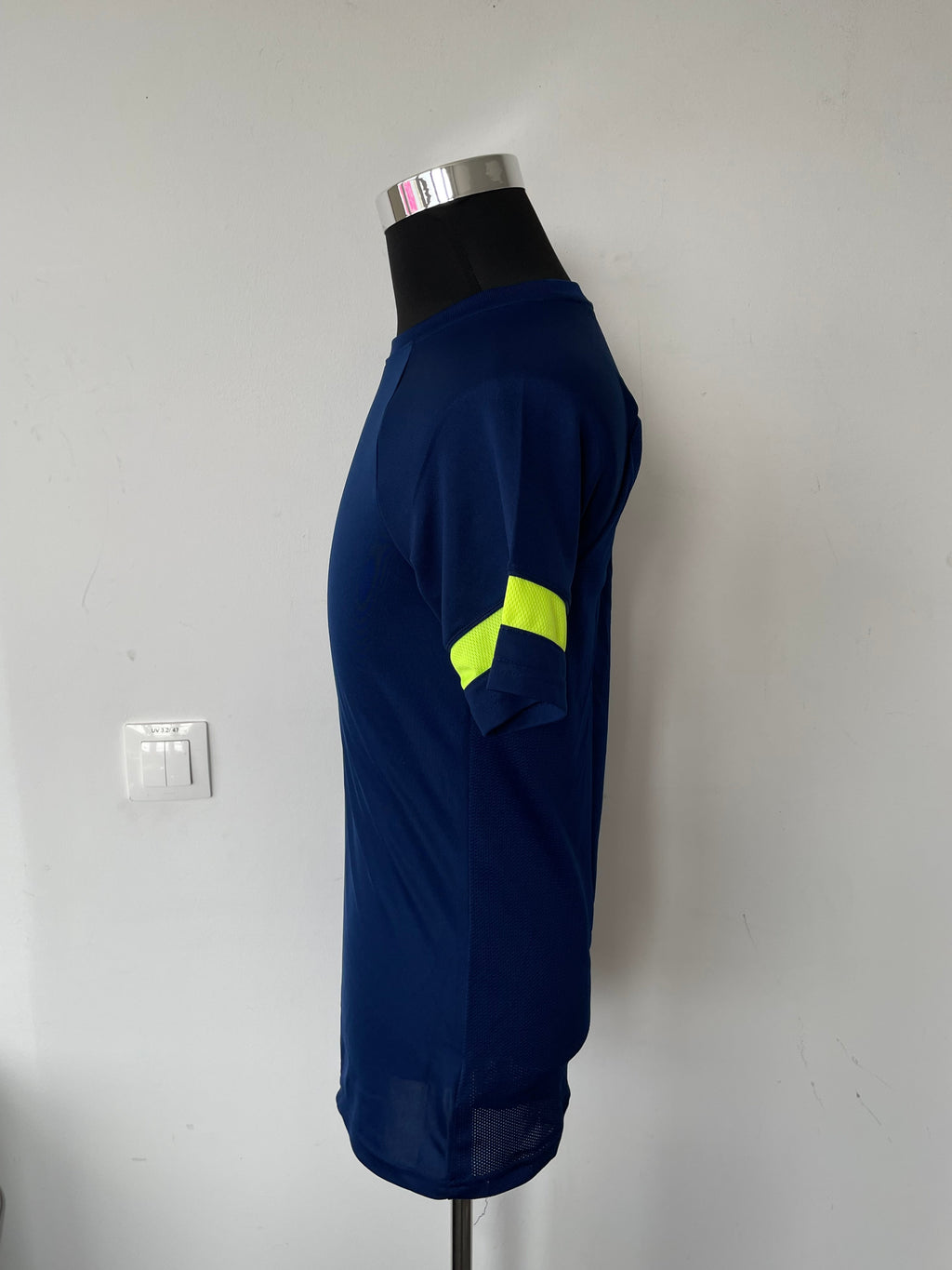 Nike Dri-FIT Academy Top, Blue/Neon, Size S, Like New