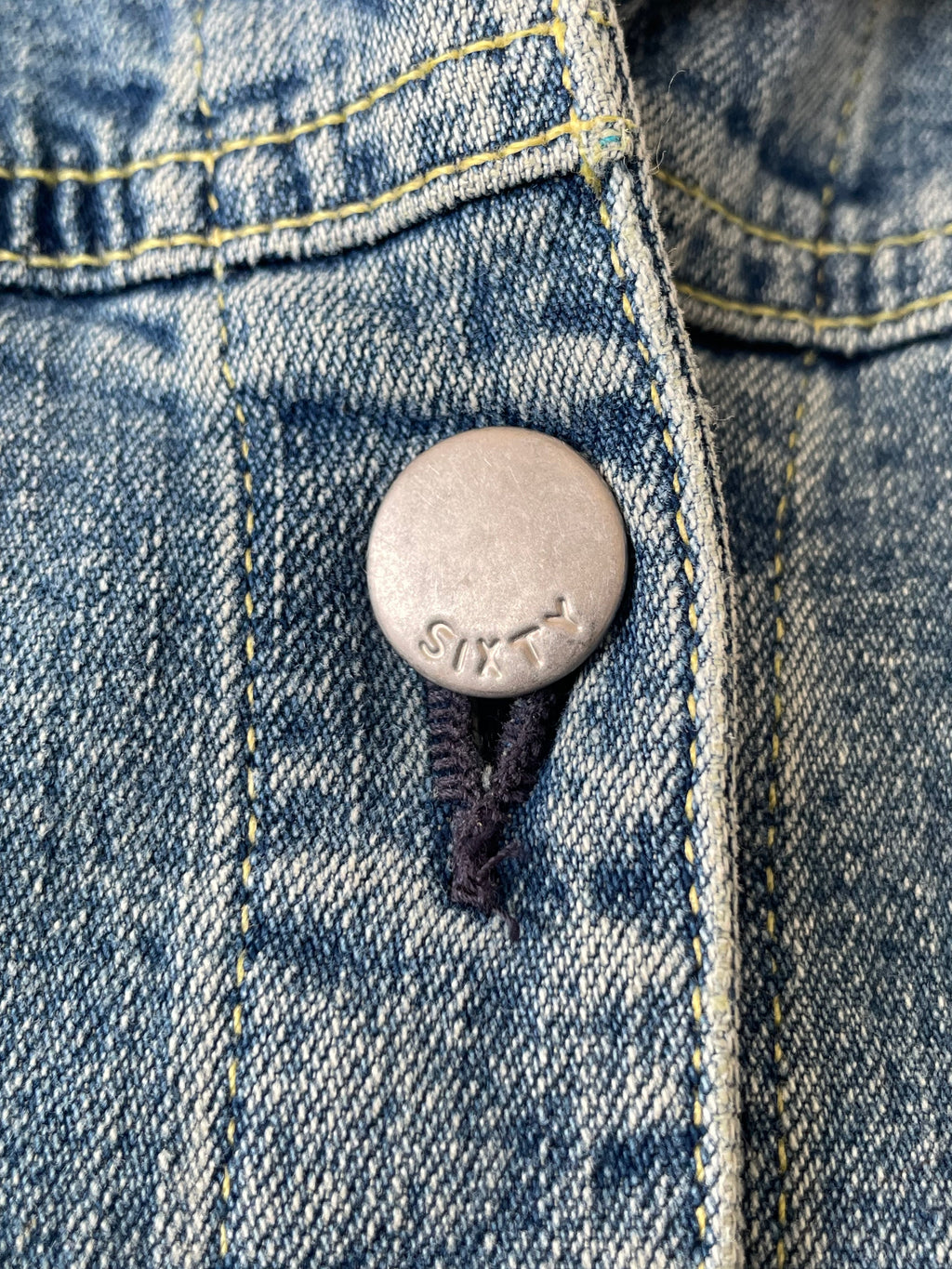 Miss Sixty 'The Brink' Denim Jacket, Large, Washed Blue, Very Good Condition