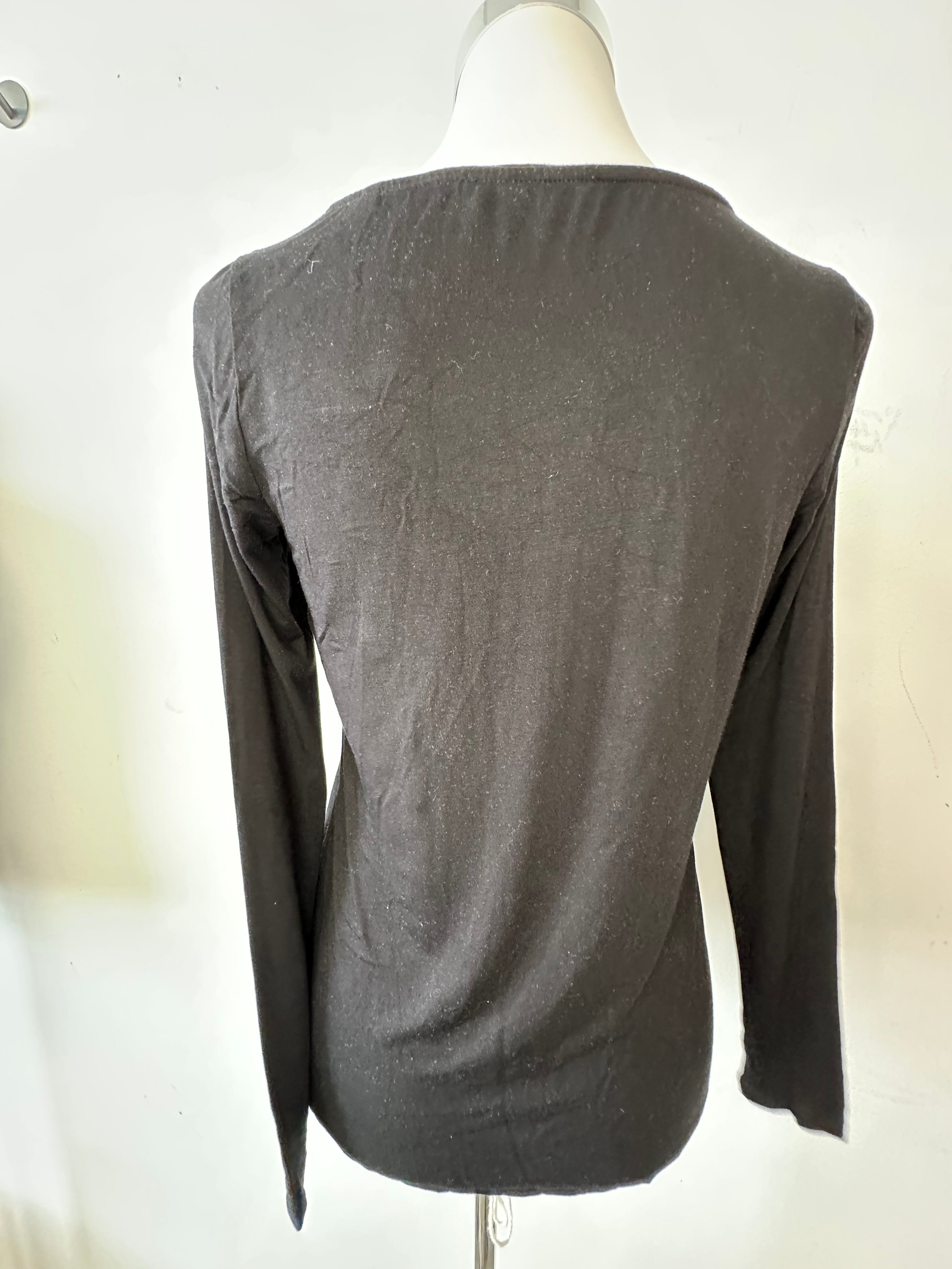 Someday Bauhaus Spirit Logo Shirt, Schwarz, Größe 36, Gebraucht