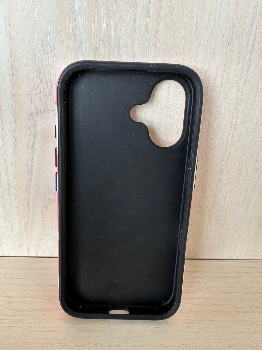 Herzmuster Handyhülle – iPhone 11/12/13, Rot/Weiß, Sehr guter Zustand