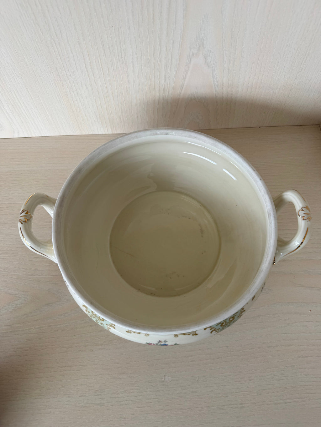 Epiag Fine China Suppenterrine, Porzellan, Weiß, Ø20,5cm, H9cm, gebraucht