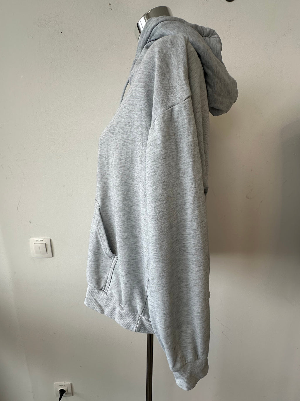 H&M Basic Grey Hoodie, Size M, Very Good Condition