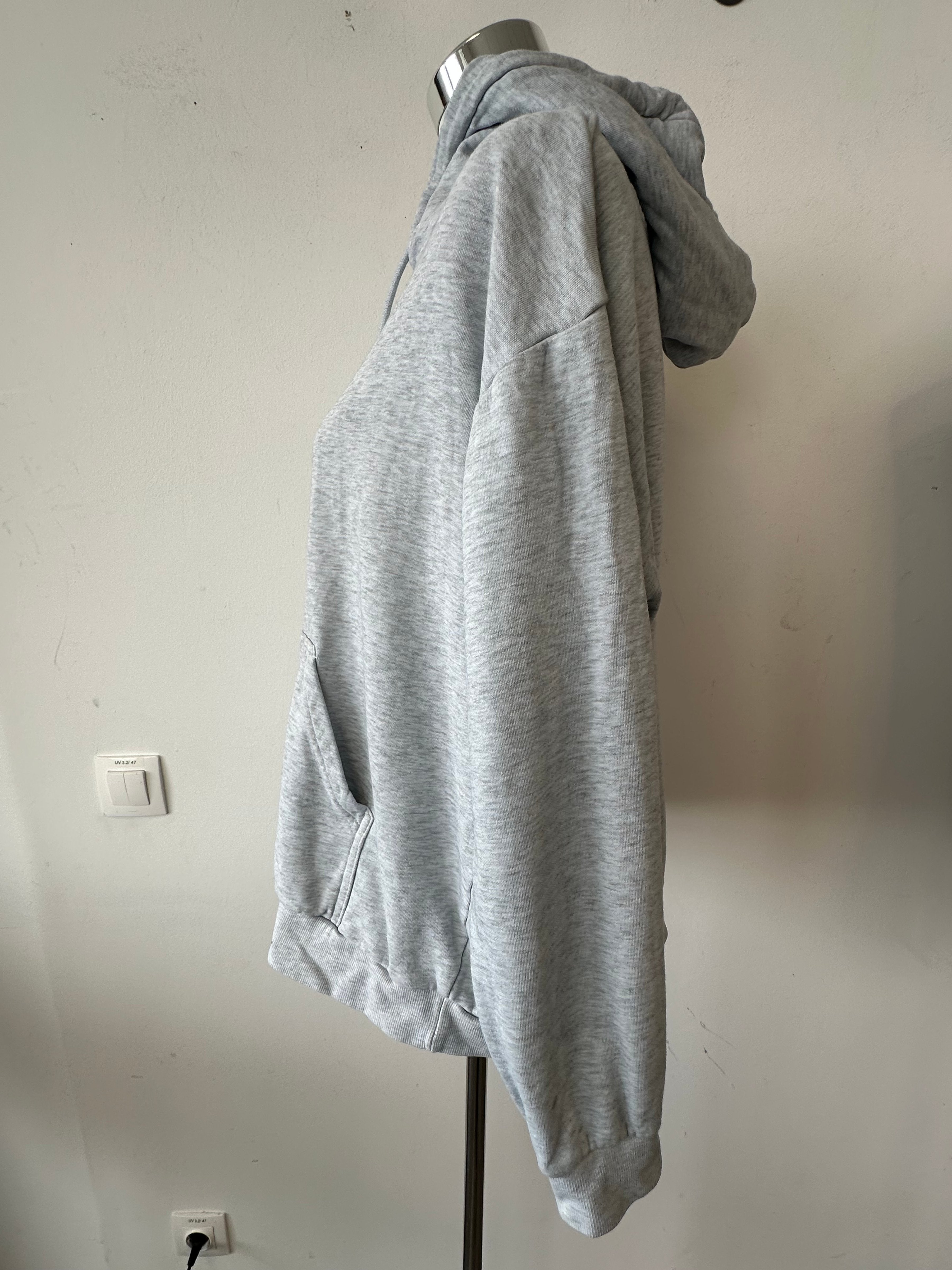 H&M Basic Grey Hoodie, Size M, Very Good Condition