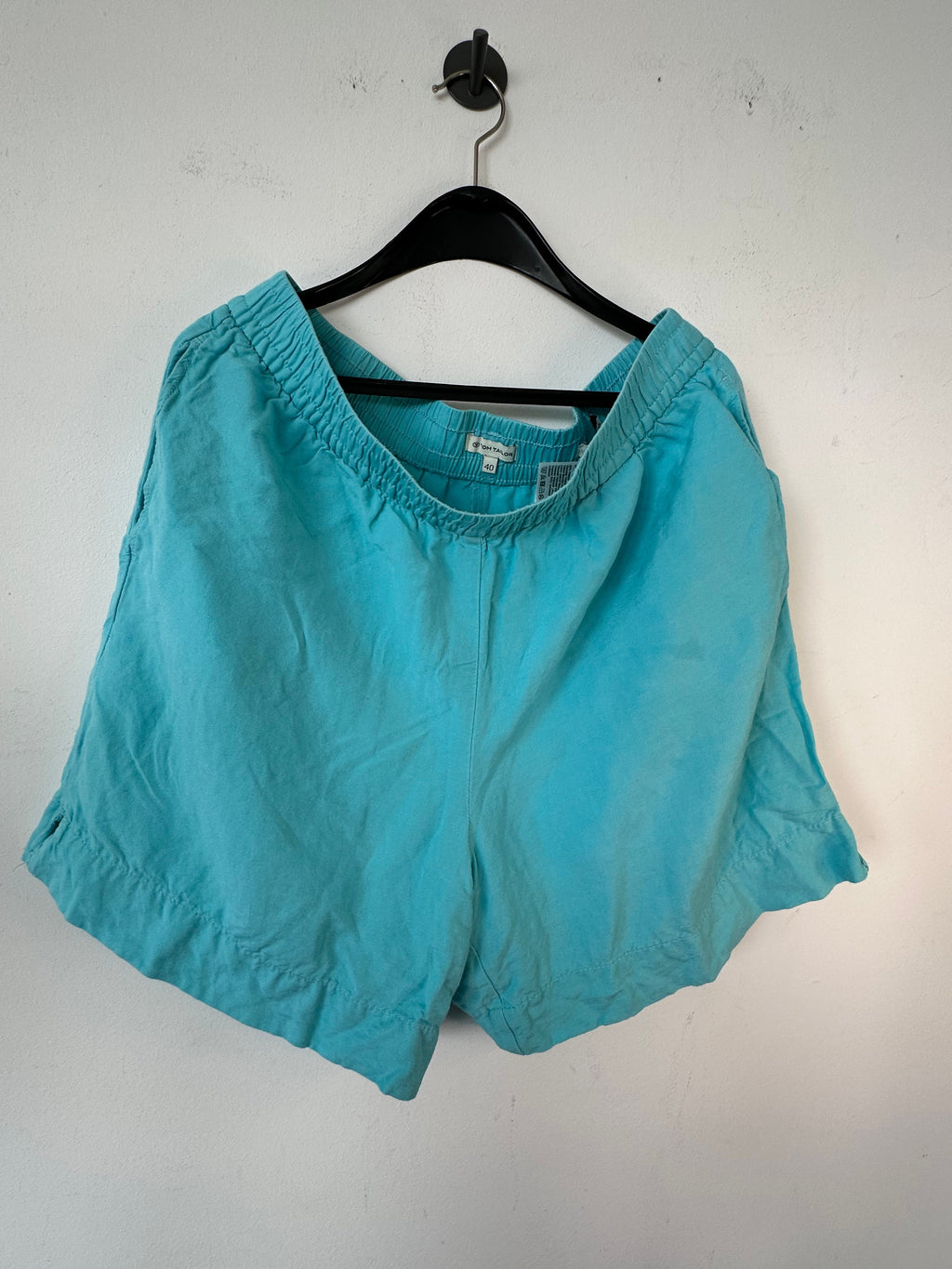 Tom Tailor Blue Linen Blend Shorts, Size 40, Good Condition