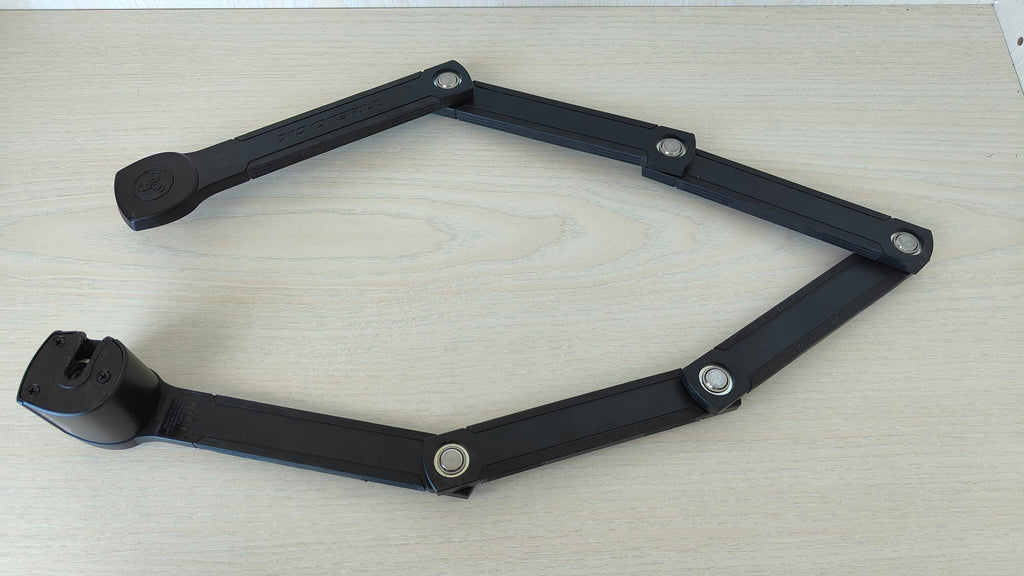 Trelock FS380 Trigo Faltschloss, 90 cm, Schwarz, Sehr Gut, 20 cm gefaltet