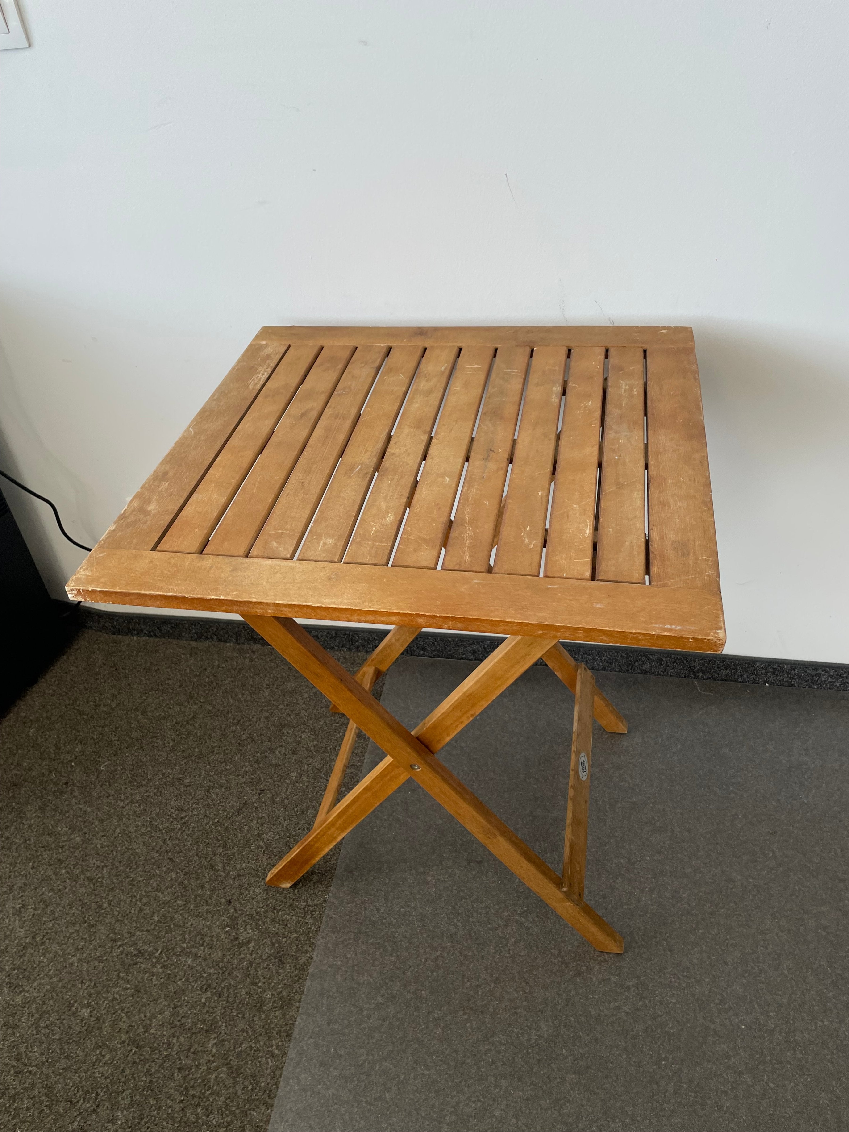 IKEA BONDHOLMEN Outdoor Tisch, Braun, 60x58 cm, Höhe 75 cm, Gebraucht