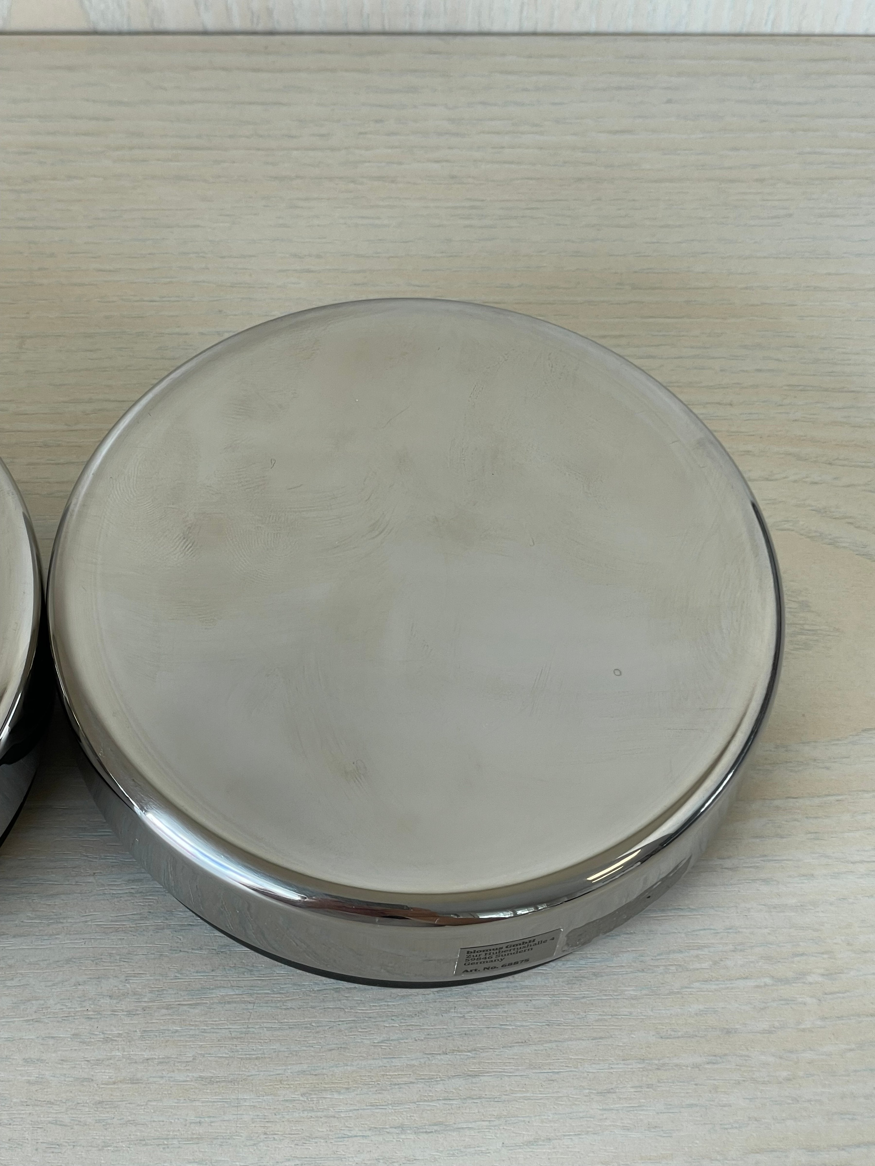 Blomus Ara Seifenschale, Silber, 12cm, Edelstahl/Polystone, Gebraucht