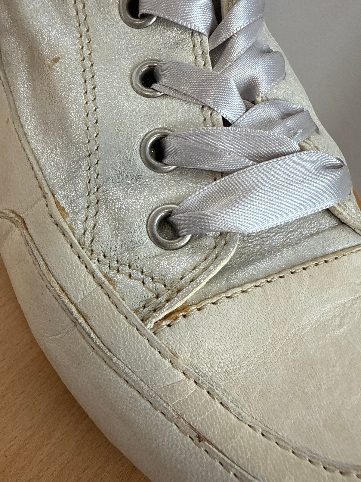Candice Cooper Rock Leder Sneaker Mint Teal EU 38 Gebraucht