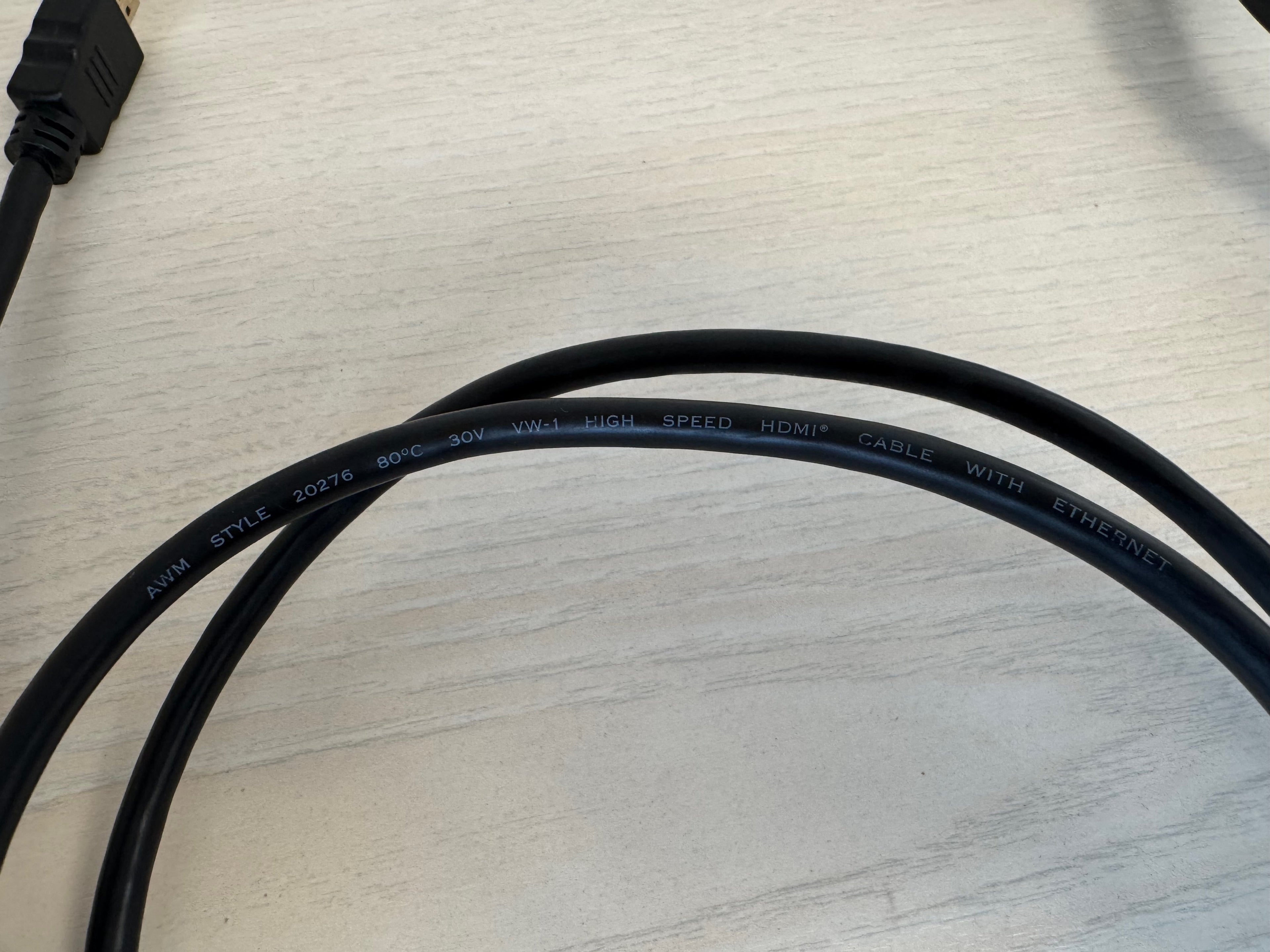 Generic HDMI Kabel Pack, Schwarz, 182cm & 202cm, Sehr Gut