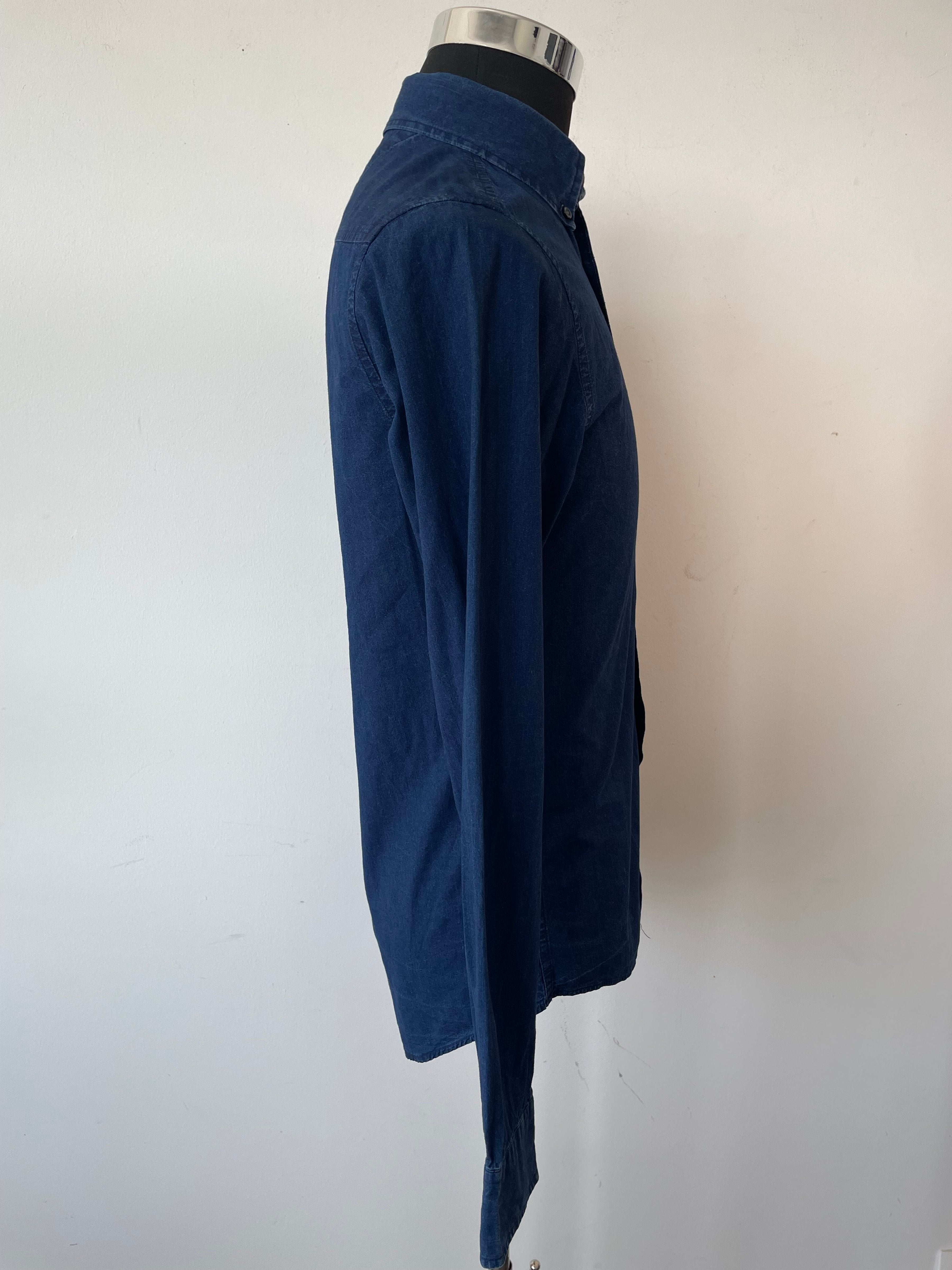 Tommy Hilfiger Shirt New York Fit XS Navy Blau Sehr Gut