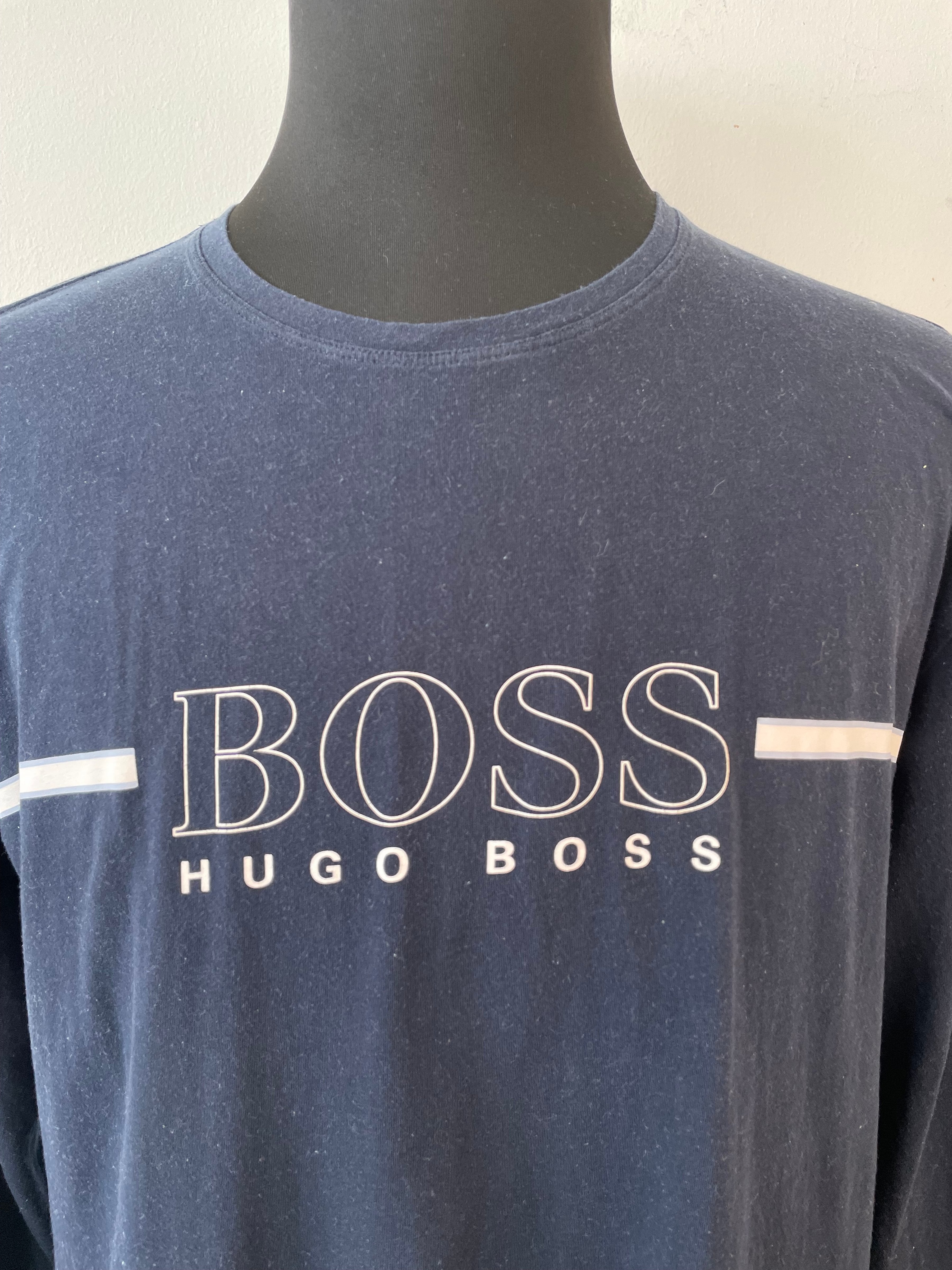 Hugo Boss Sweatshirt XL Dunkelblau Baumwolle Sehr Gut