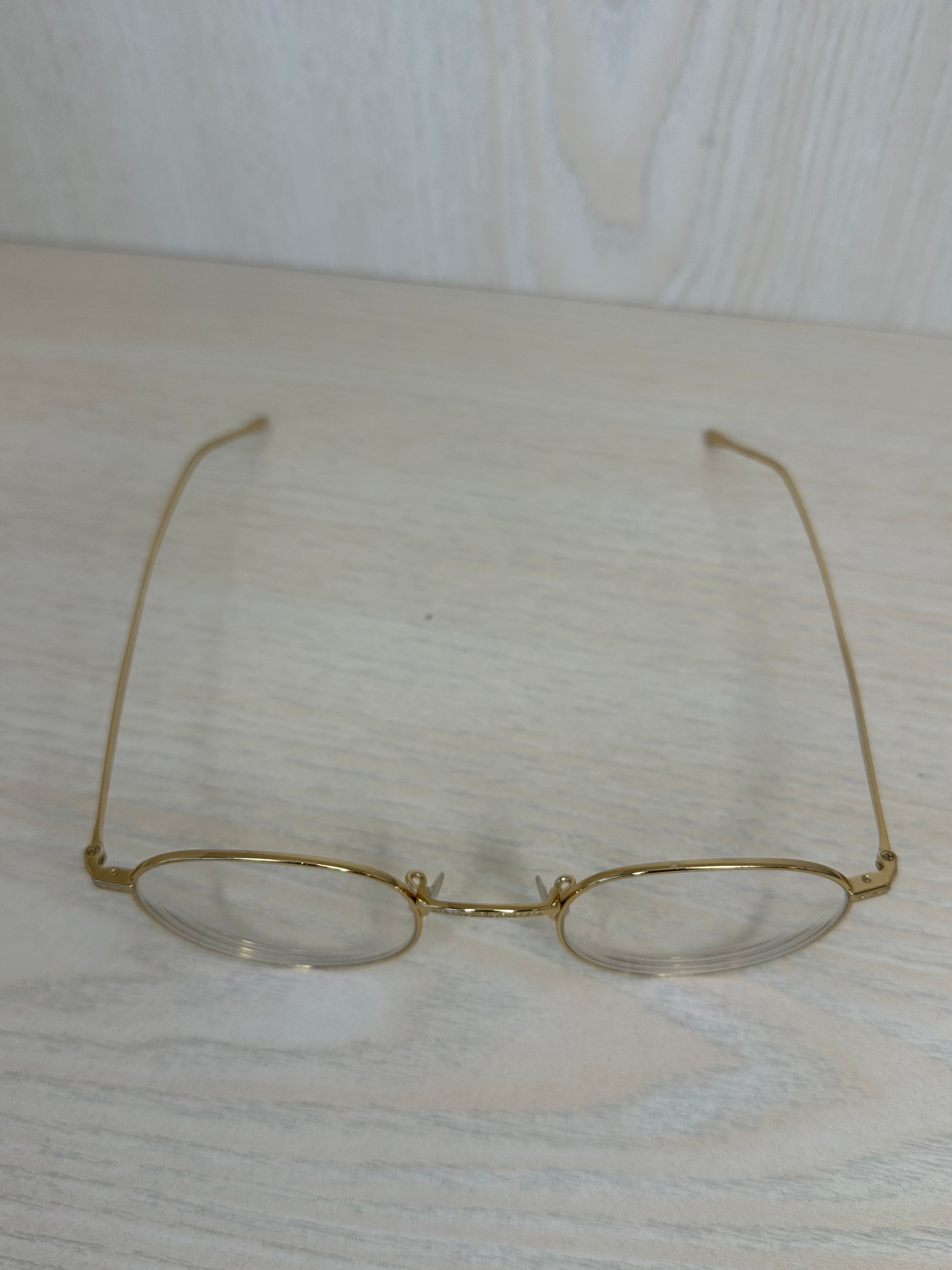Ace & Tate Caines Brille – Gold, 46-24-150, Metall, Zustand: Gut